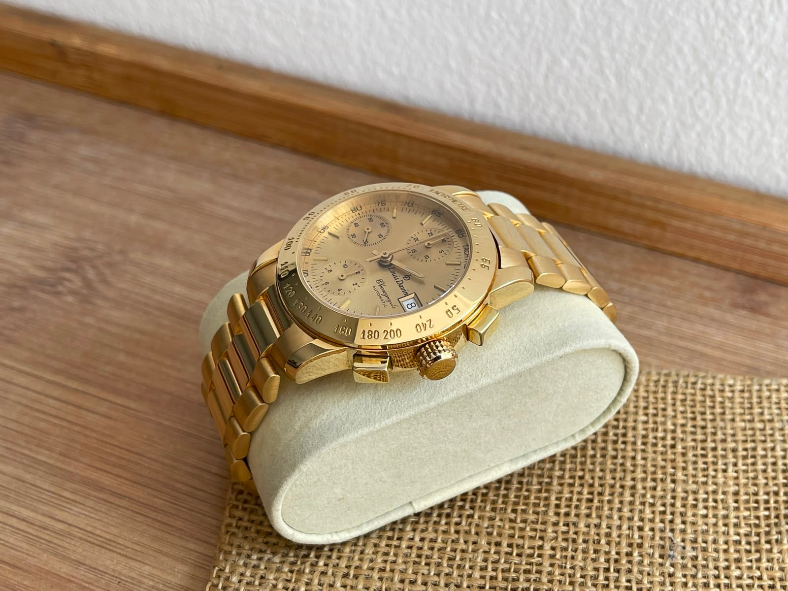 Ceas din Aur 18K Louis Davin - Valjoux 7750 - 148g total