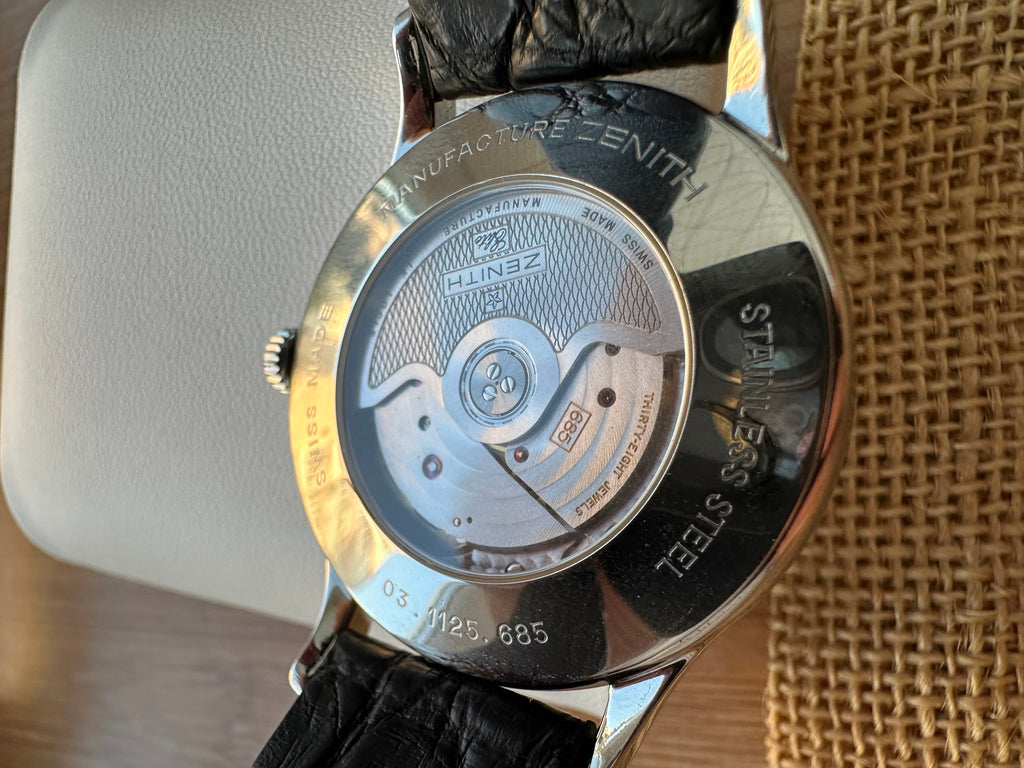 Zenith Elite - Reserve de Marche 37mm