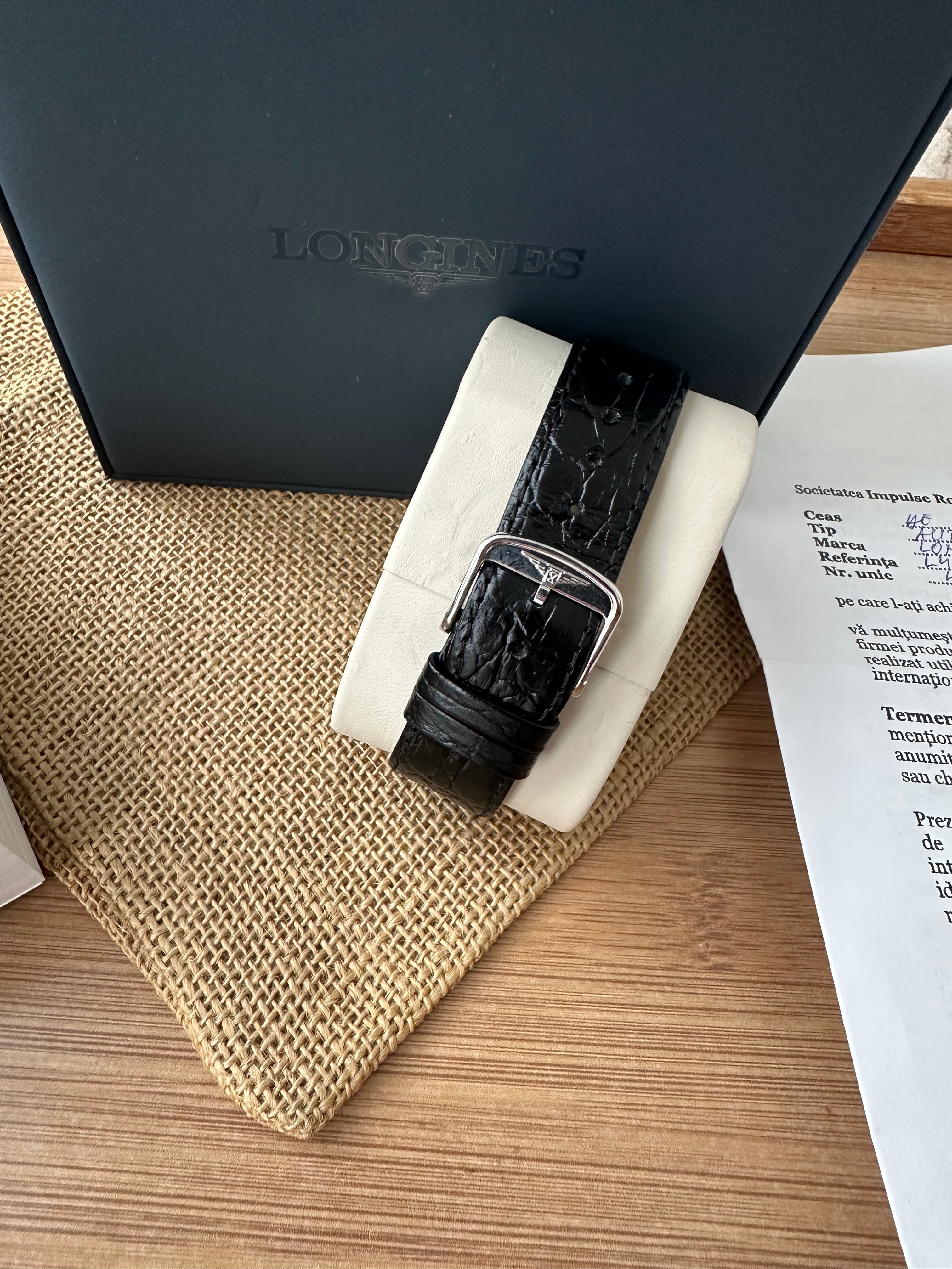 Longines Présence Automatic 38.5mm diametrul - impecabil - Full set L4.921.4.52.2