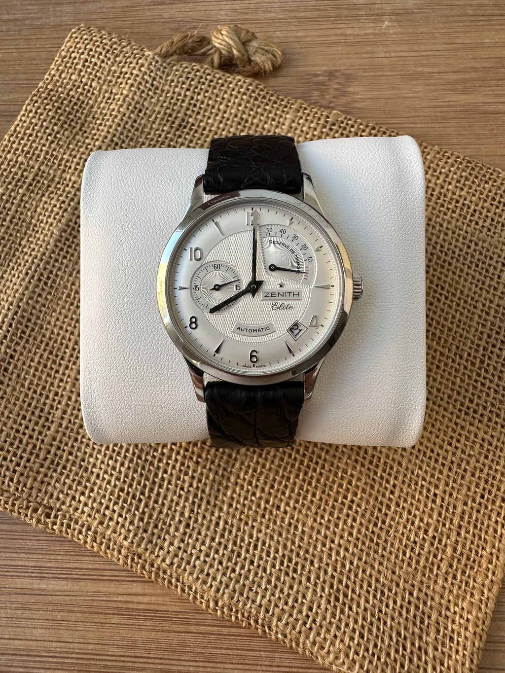 Zenith Elite - Reserve de Marche 37mm