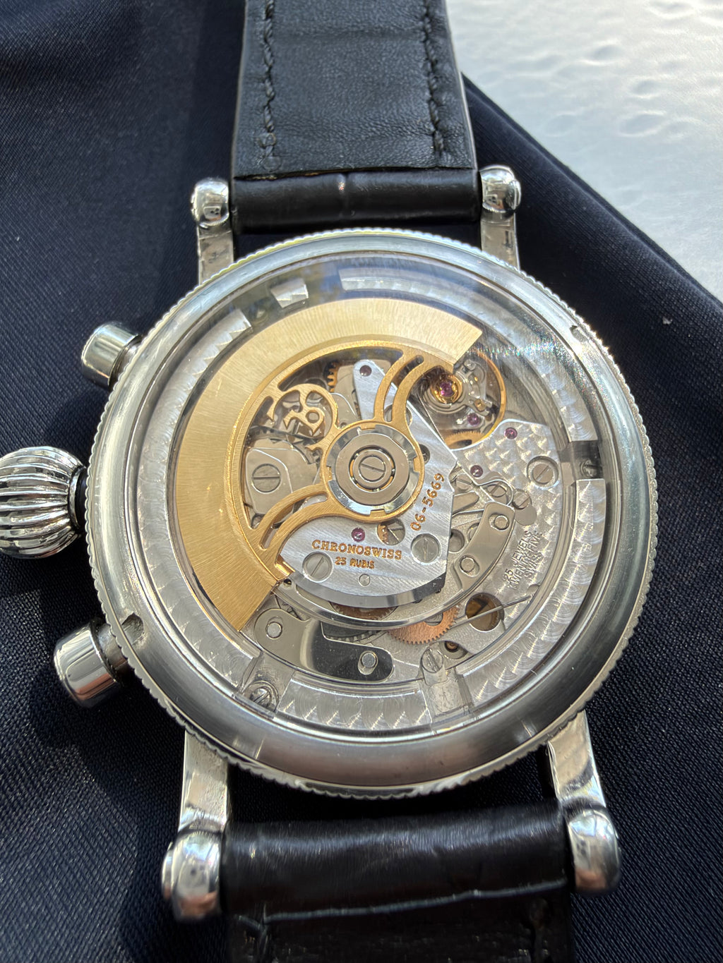 ChronoSwiss Timemaster Date Chronograph Superluminova  44mm - Ref. CH7533