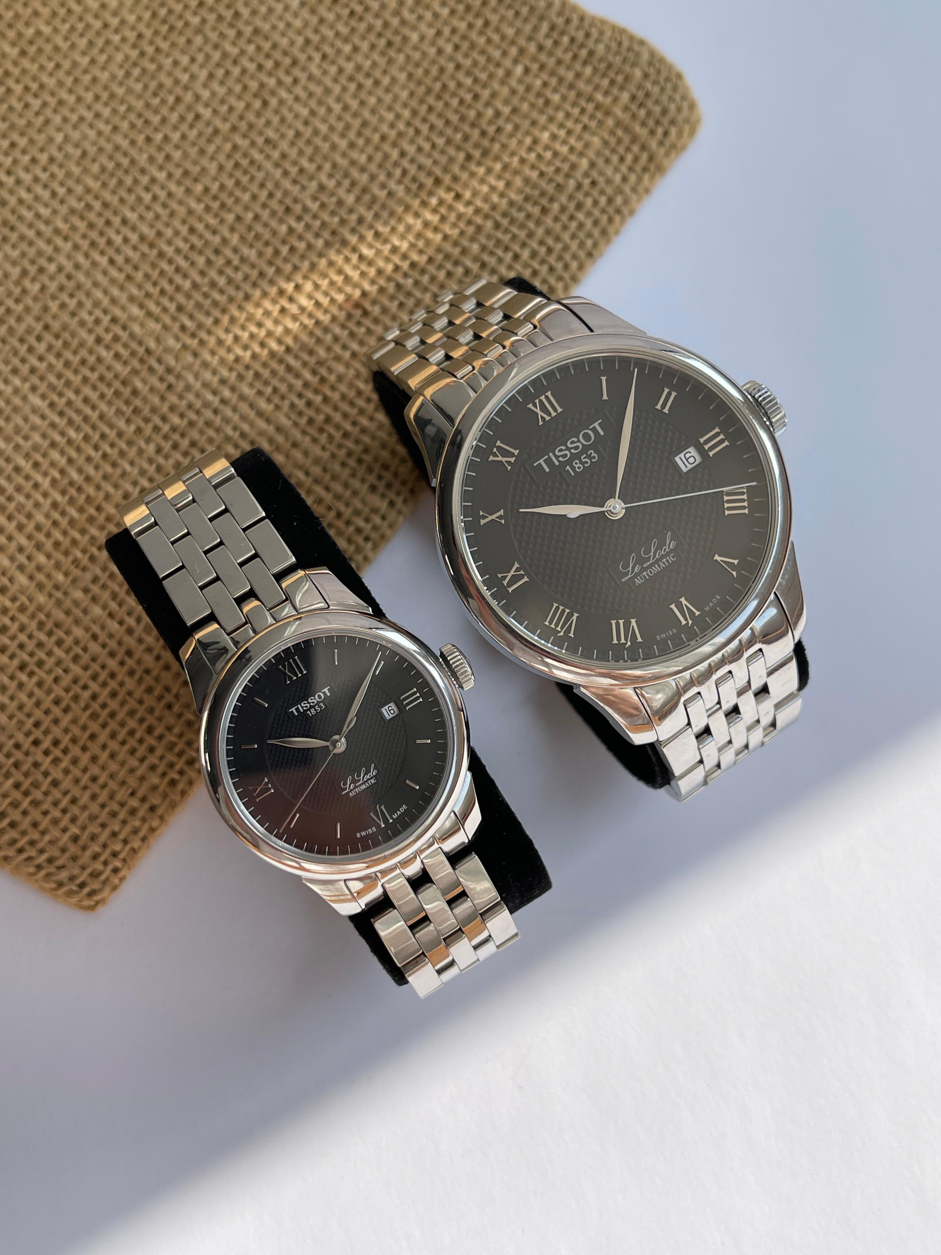 Superb Set Cuplu Tissot Le Locle 29mm si 39mm
