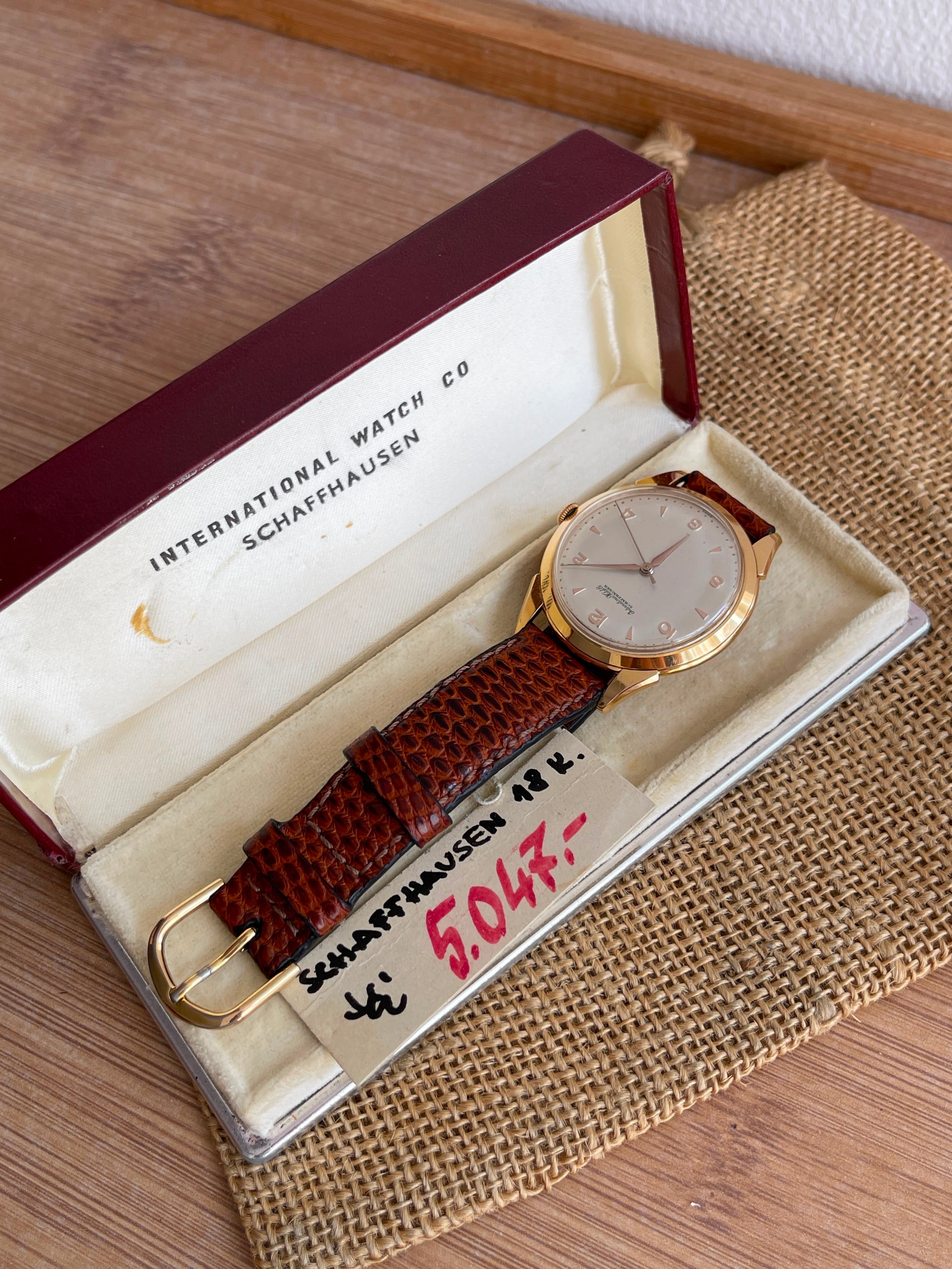 Ceas IWC din Aur 18K - Calibru Mecanic - Full set - impecabil - 15.07.1966