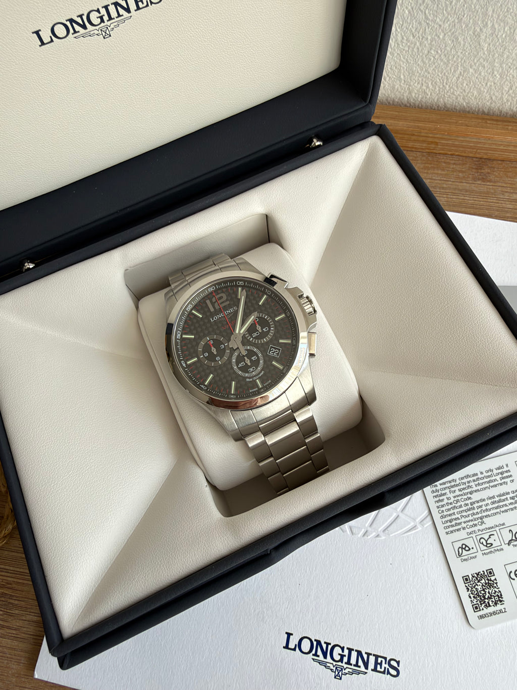 Longines Conquest - 44mm - Chronograph VHP - Very High Precision L3.727.4.66.6