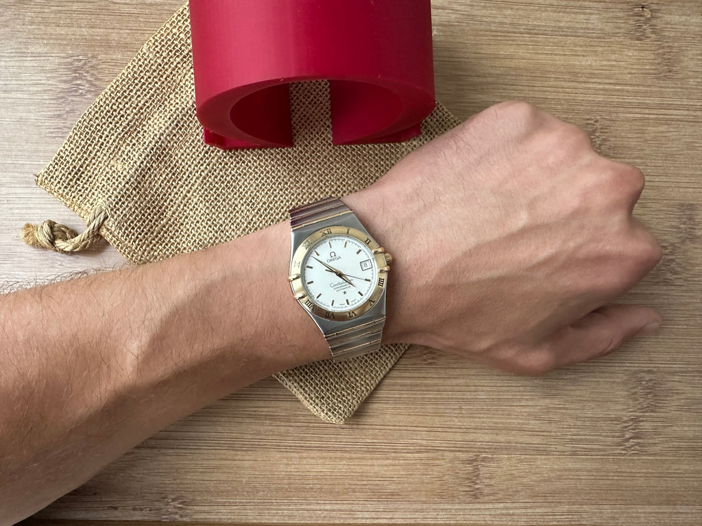 Omega Constellation Aur 18k Oțel Automatic 35.5mm diametrul