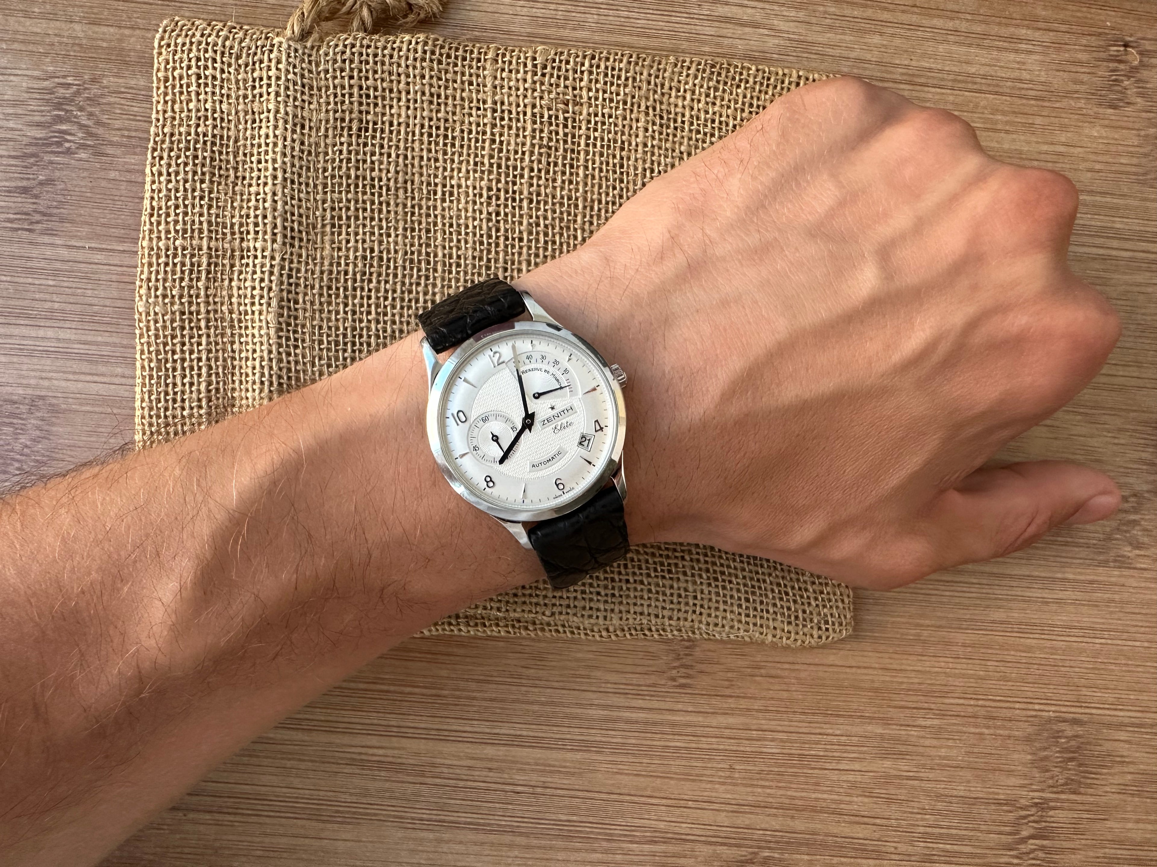 Zenith Elite - Reserve de Marche 37mm