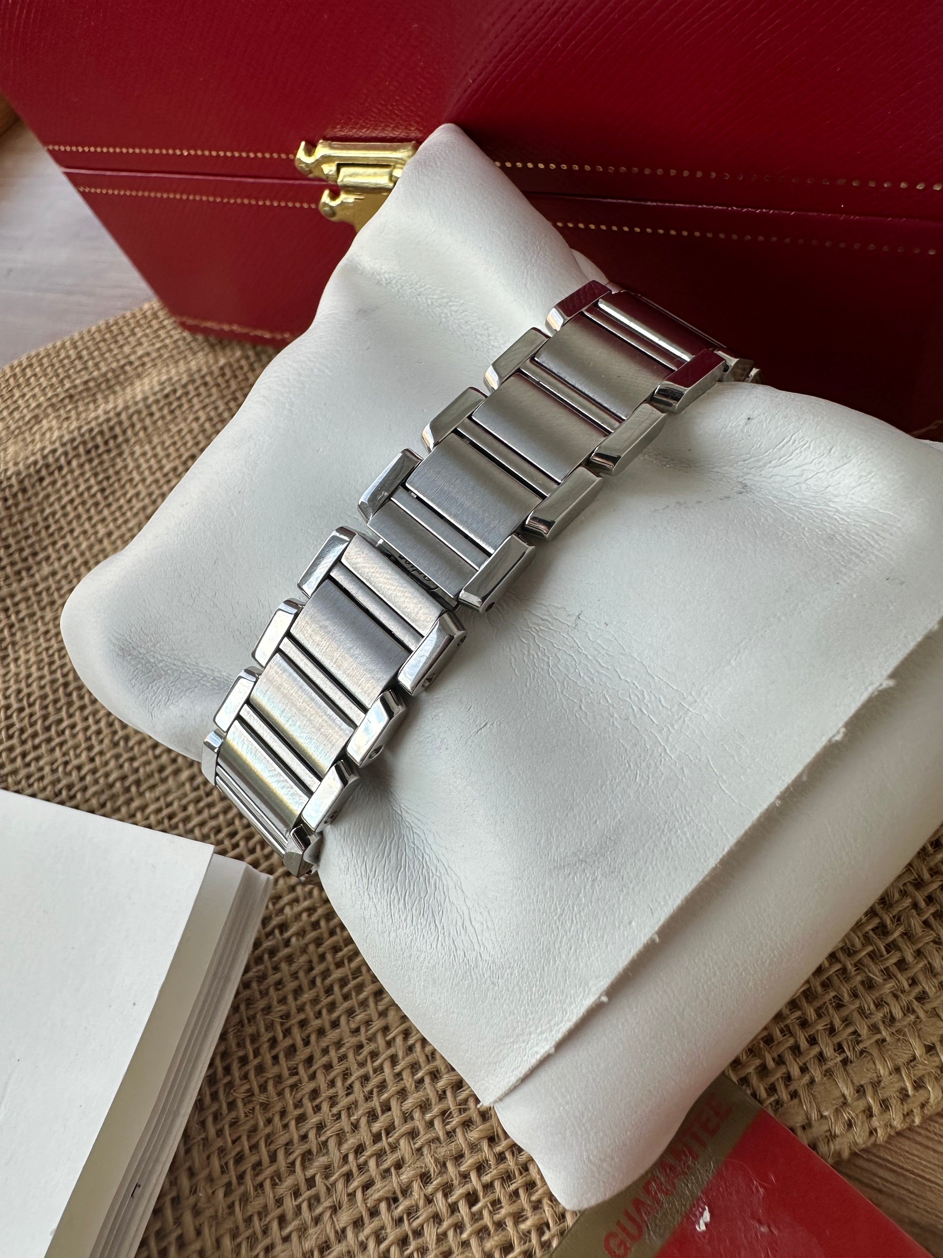 Cartier Tank Française Full set, impecabil 20mm - 2384