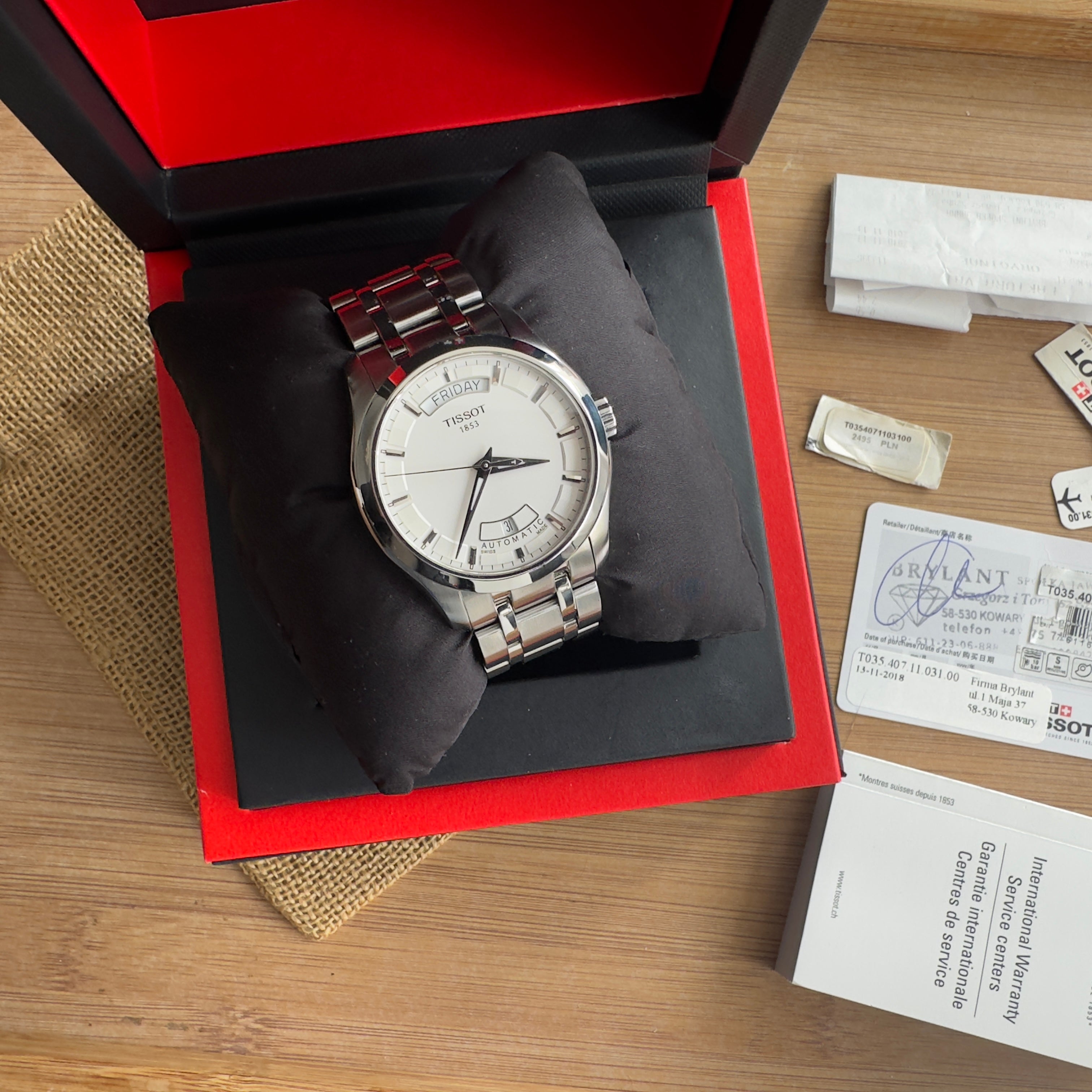 Ceas Tissot Couturier Daydate 39mm automatic - Full set - Eta2834-2 impecabil