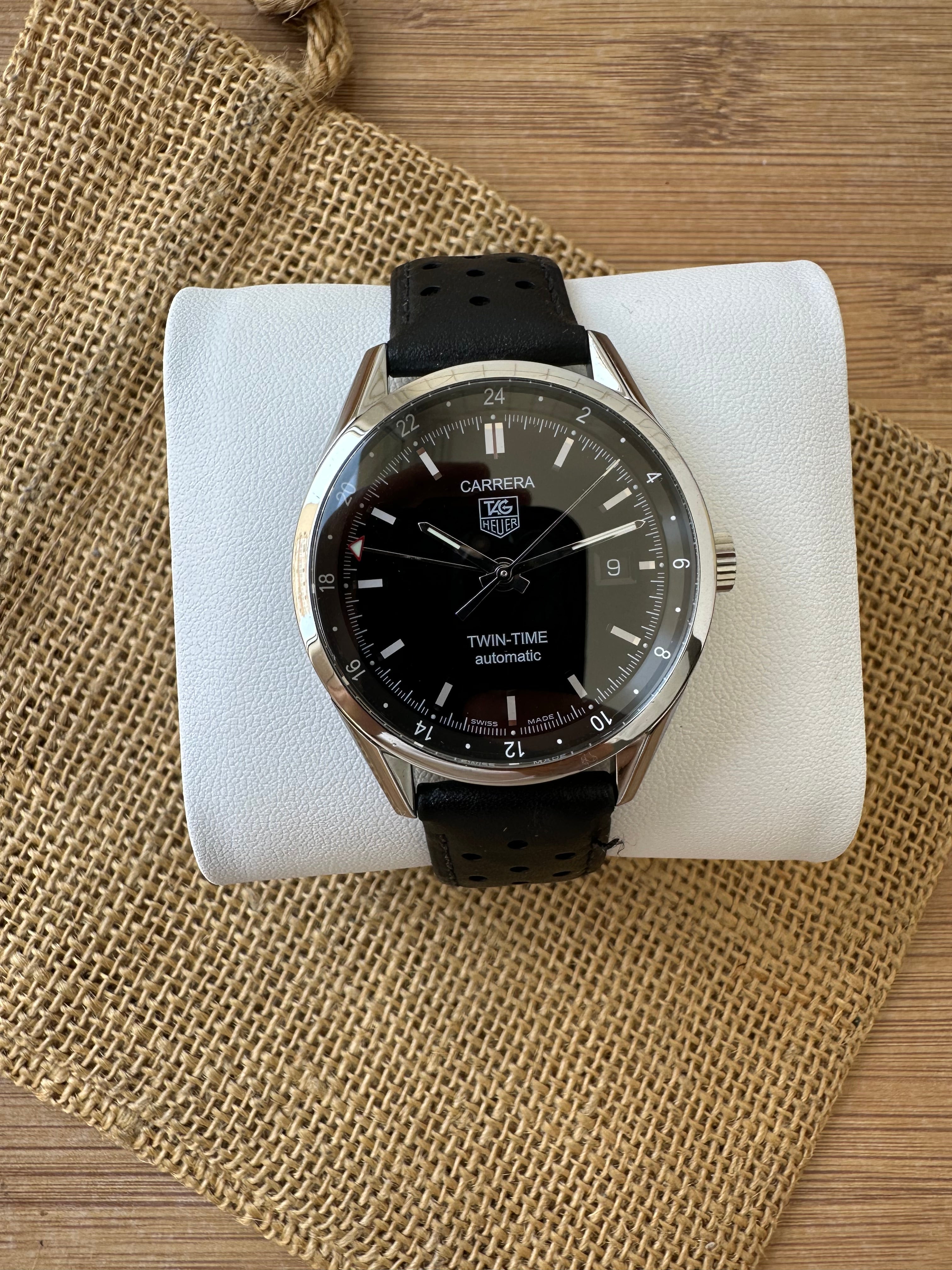 Tag Heuer Carrera Twin time GMT 39mm - Ref. WV2115