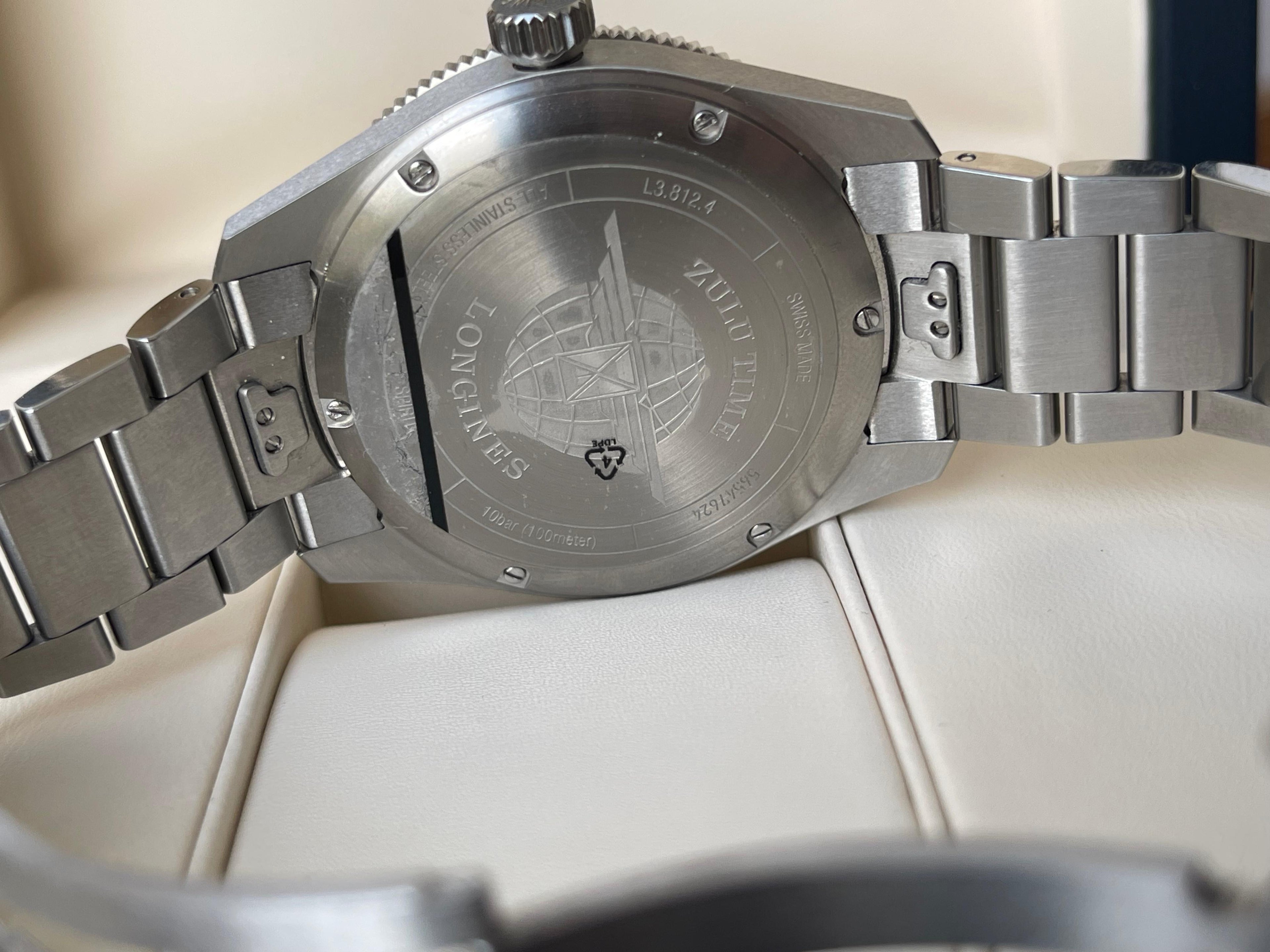 CEAS LONGINES SPIRIT ZULU TIME L3.812.4.53.6 CONDIȚIE EXCELENTǍ, FULL SET 42mm