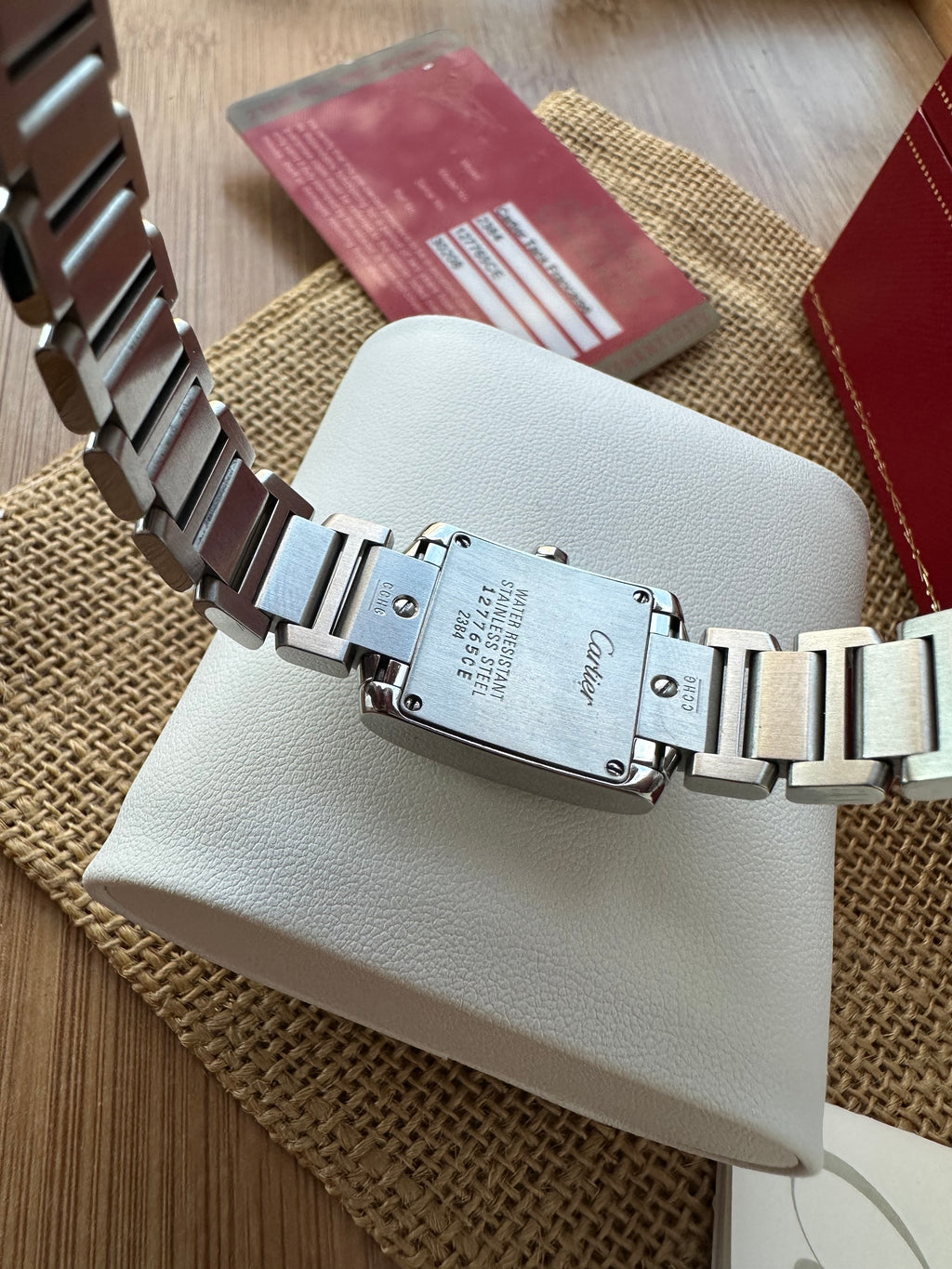 Cartier Tank Française Full set, impecabil 20mm - 2384