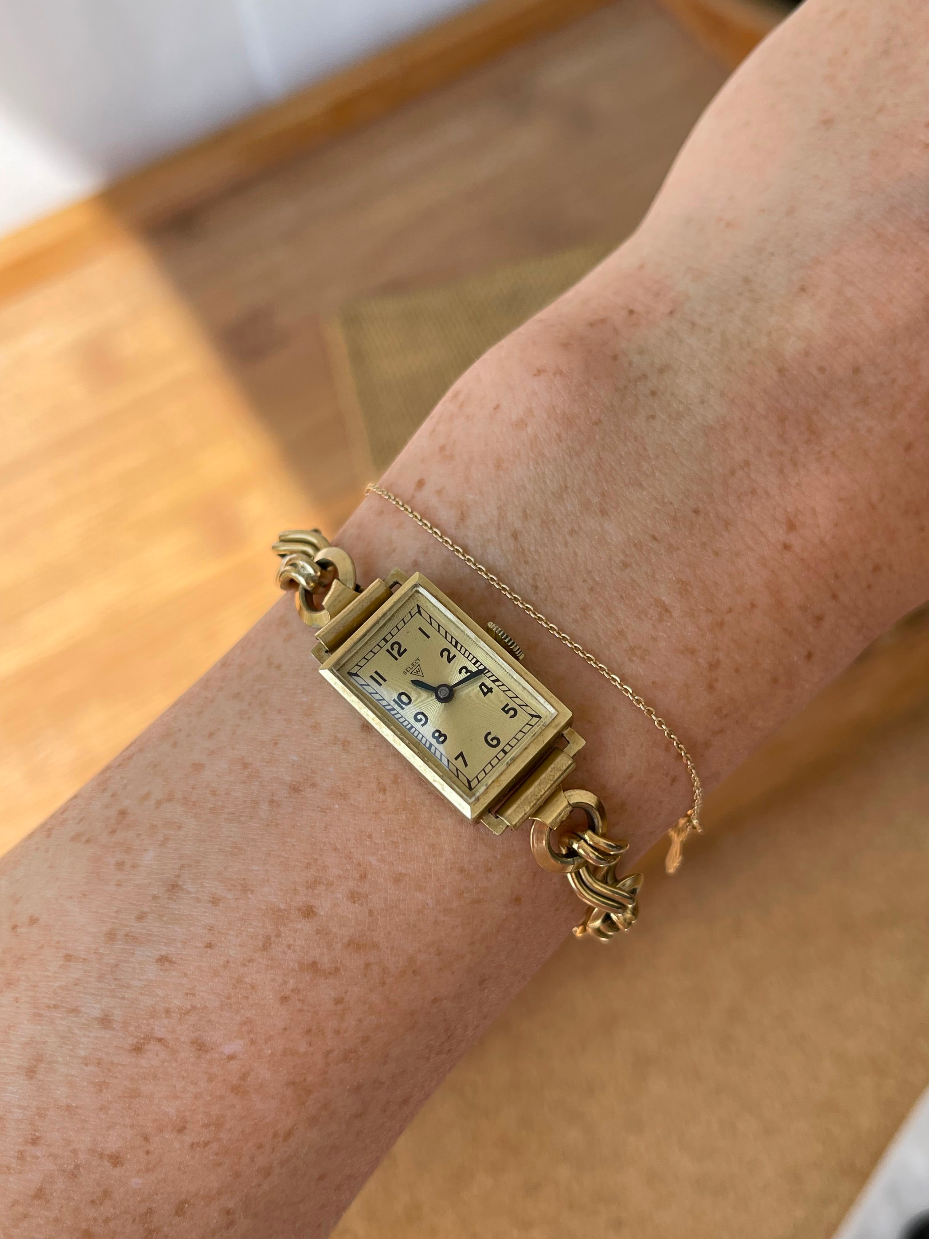 Ceas din Aur 14K marca Select - Calibru mecanic