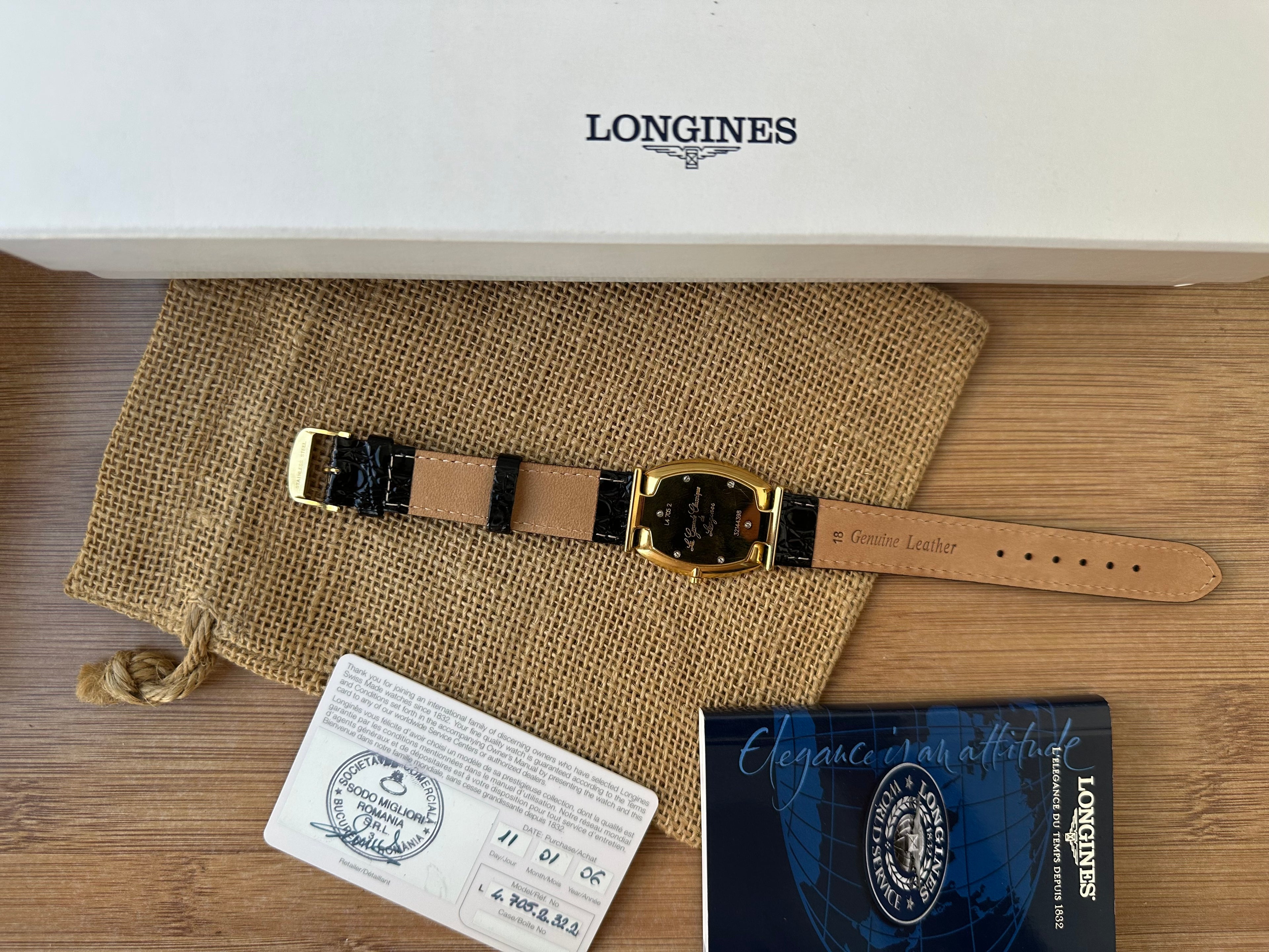 Longines La Grande Classique Tonneau Lady L4.705.2.32.2