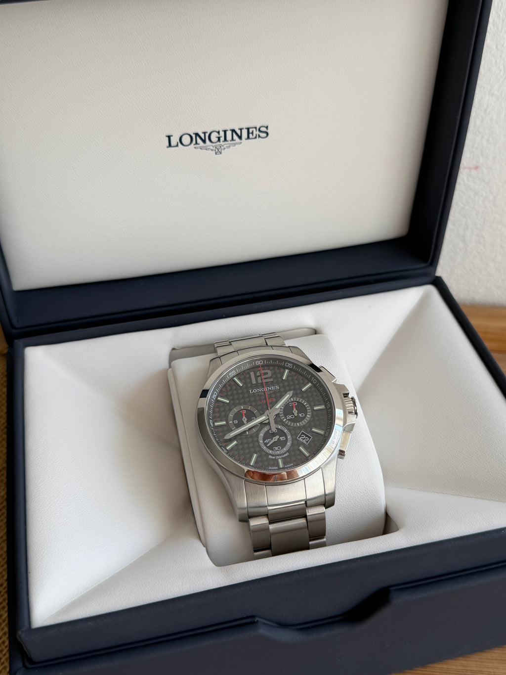 Longines Conquest - 44mm - Chronograph VHP - Very High Precision L3.727.4.66.6