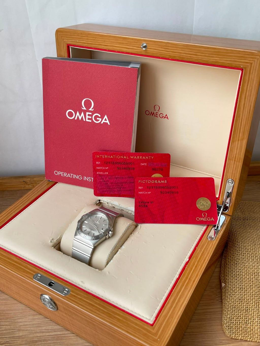 Omega Constellation 2017 Full Set Impecabil Ref. 123.10.35.60.02.001