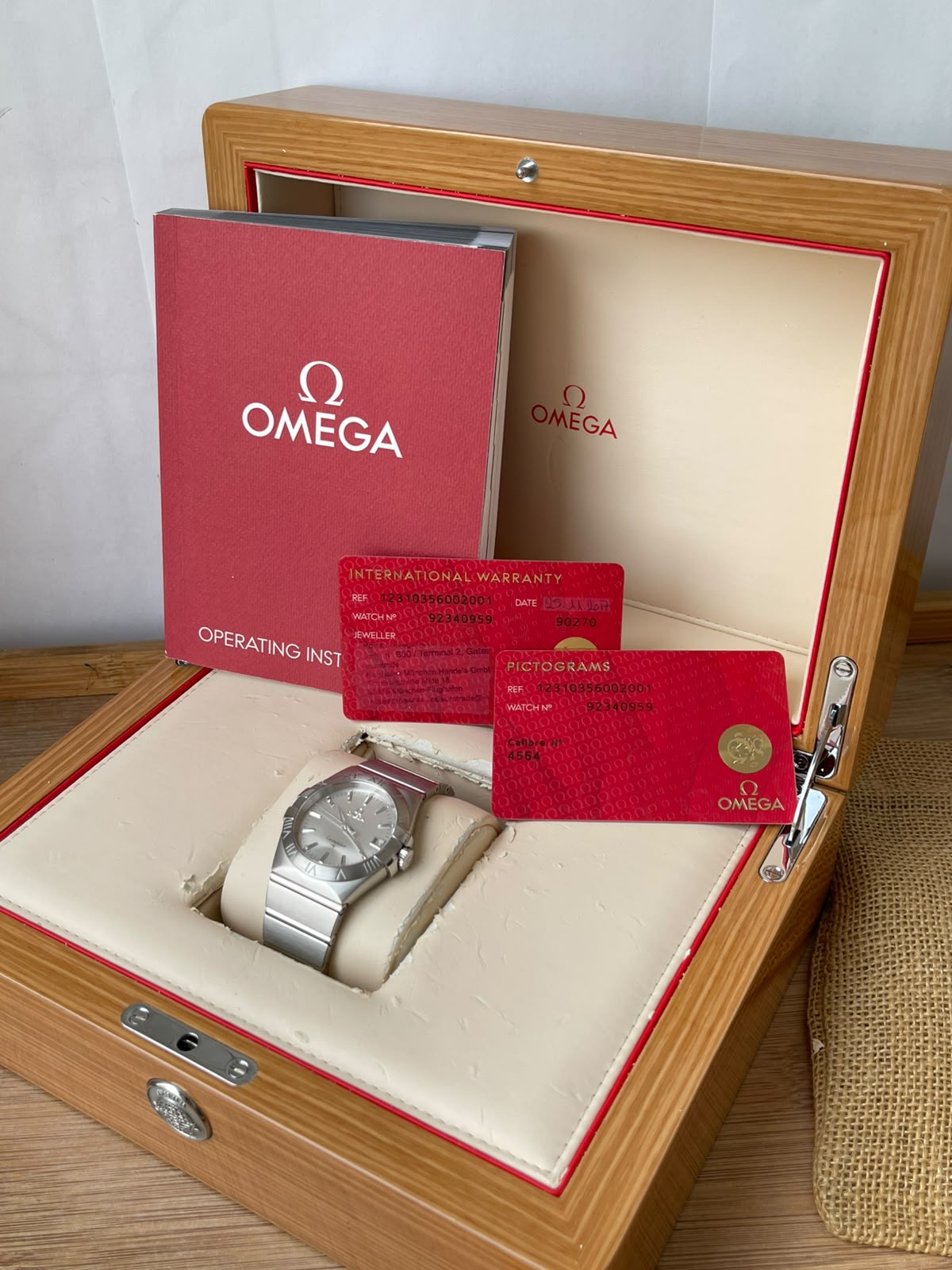 Omega Constellation 2017 Full Set Impecabil Ref. 123.10.35.60.02.001
