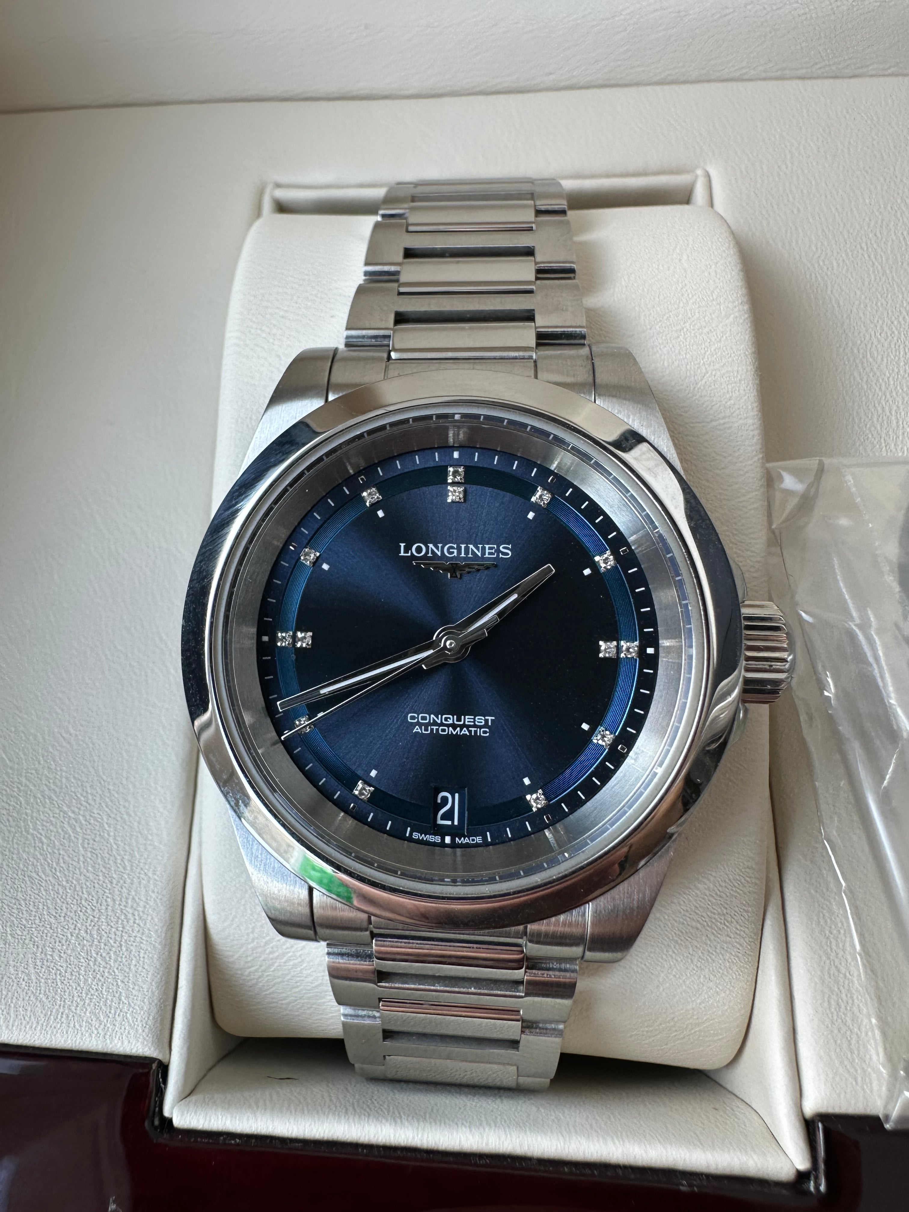 Longines Conquest Lady - Diamonds - L3.320.4.97.6
