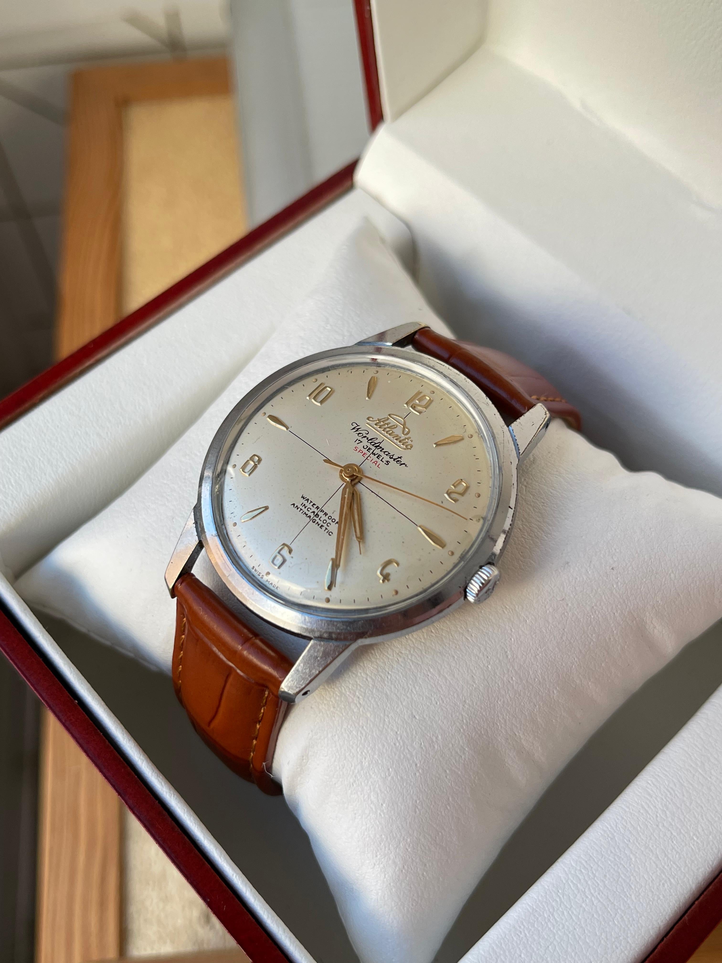 Atlantic Worldmaster 38mm - Mecanic - Mecanism Eta