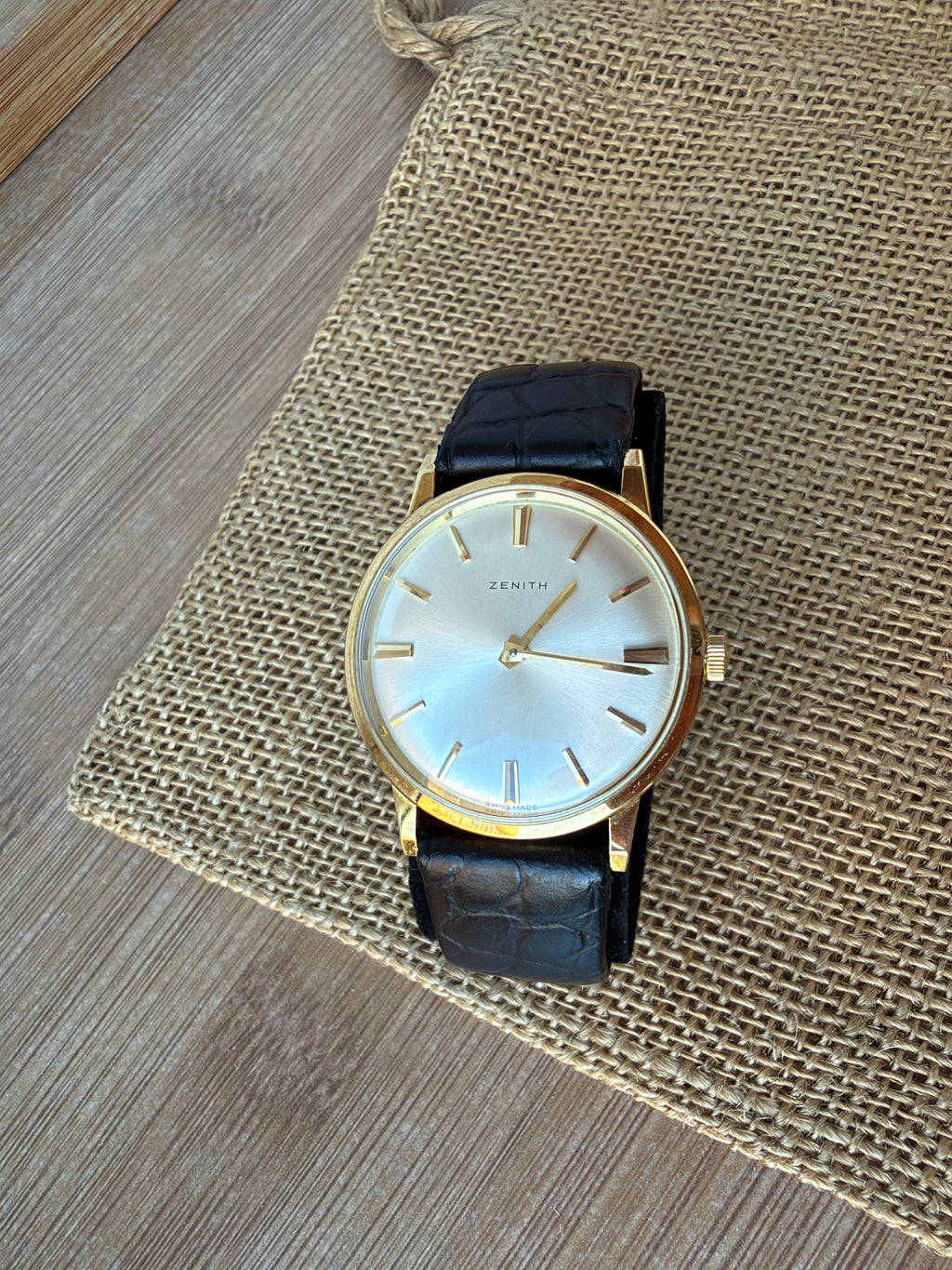 Zenith Aur 18K - Vintage NOS - New old stock- Full set