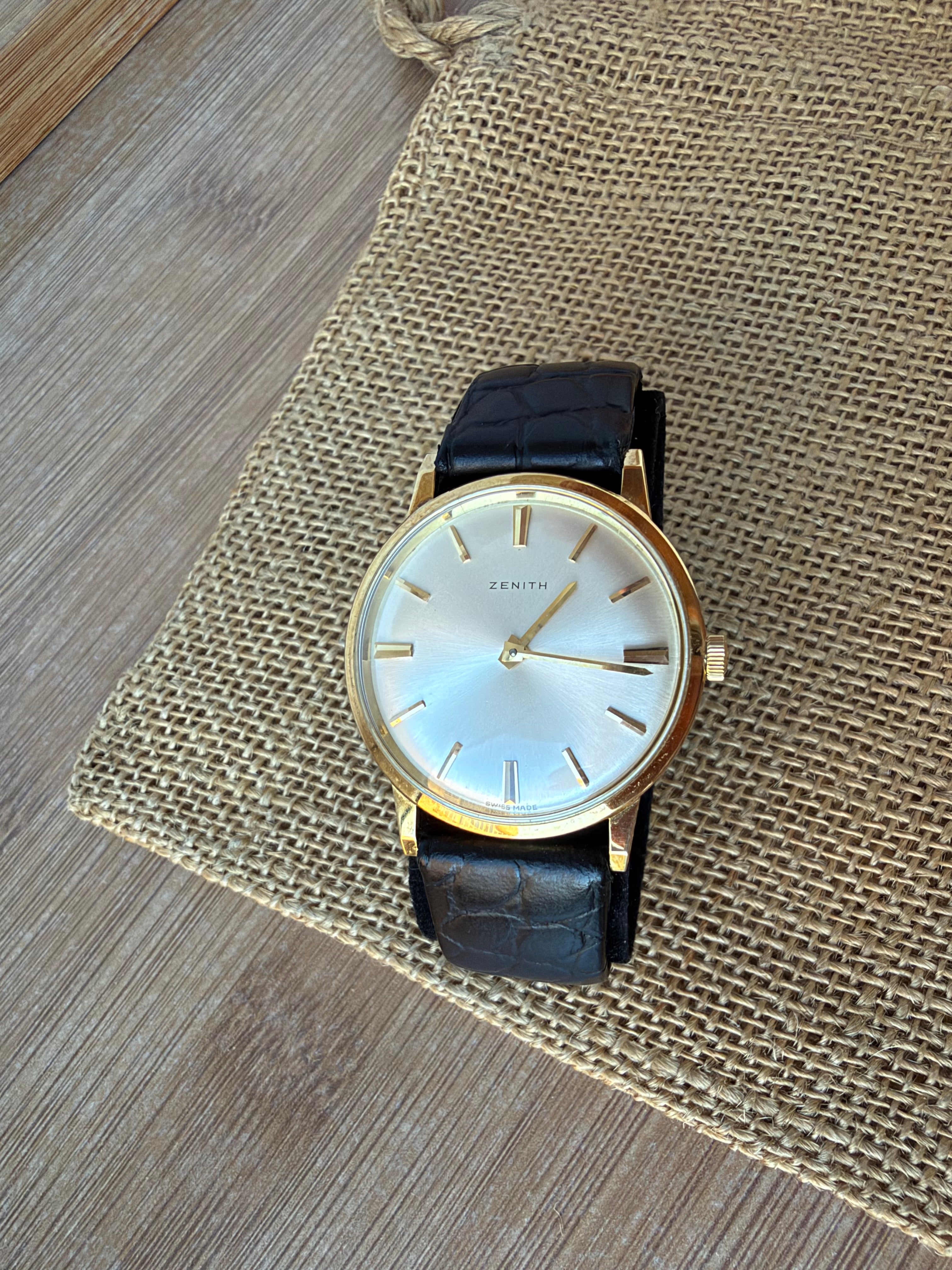 Zenith Aur 18K - Vintage NOS - New old stock- Full set