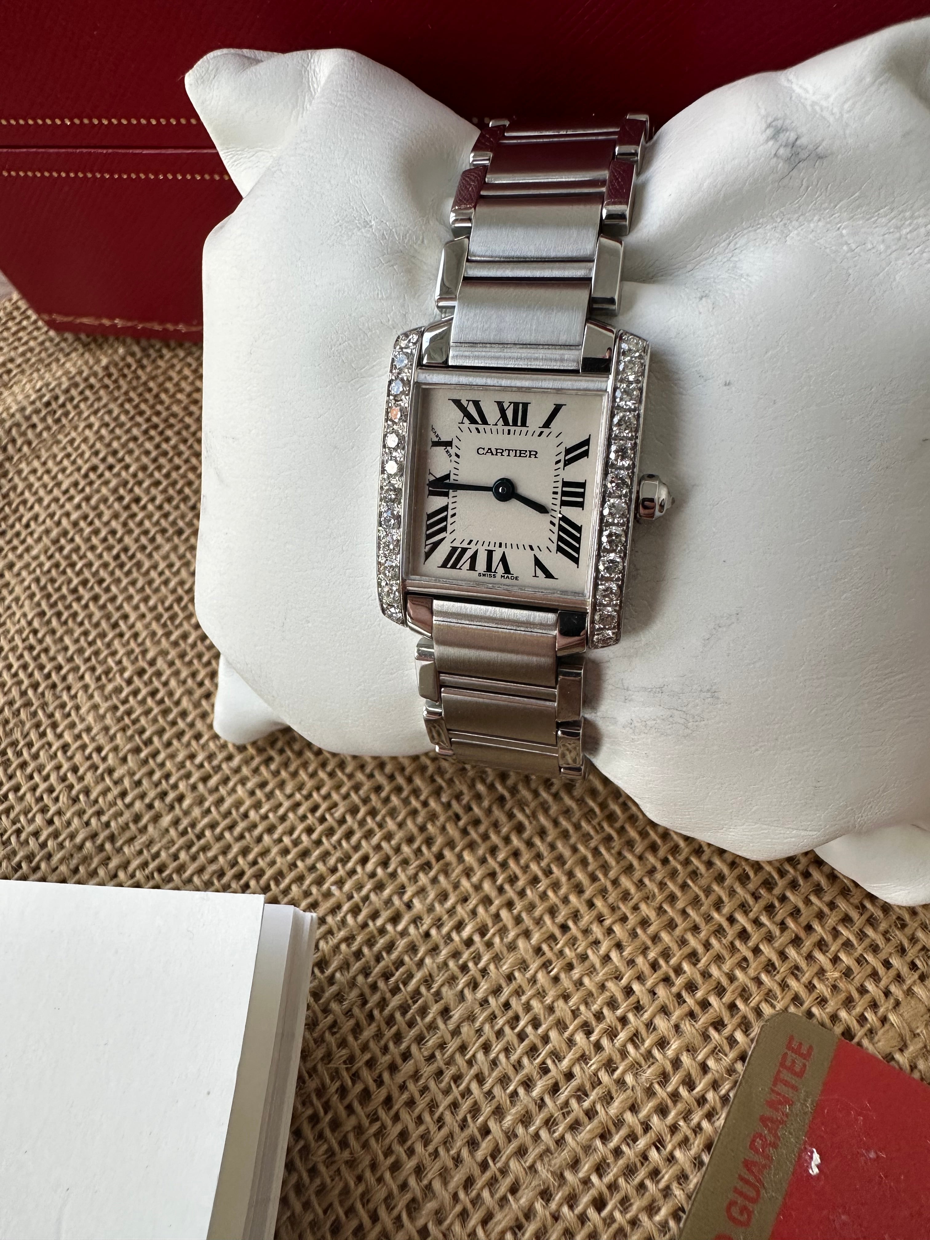 Cartier Tank Française Full set, impecabil 20mm - 2384