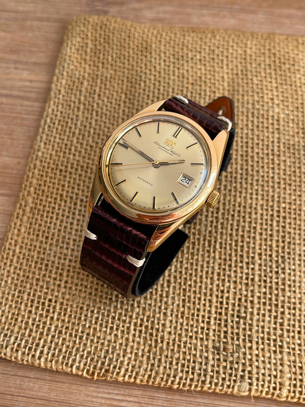 IWC Automatic Aur 18K - Vintage - NOS - din 1970