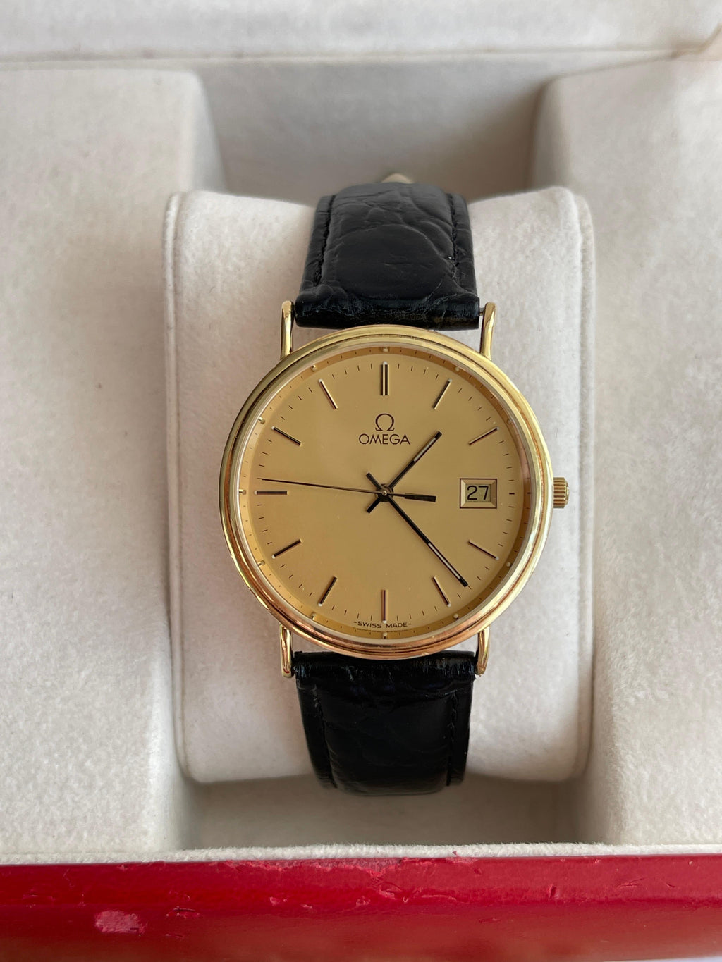 Superb Omega Seamaster Jubilee Aur 18K - Full set - Impecabil