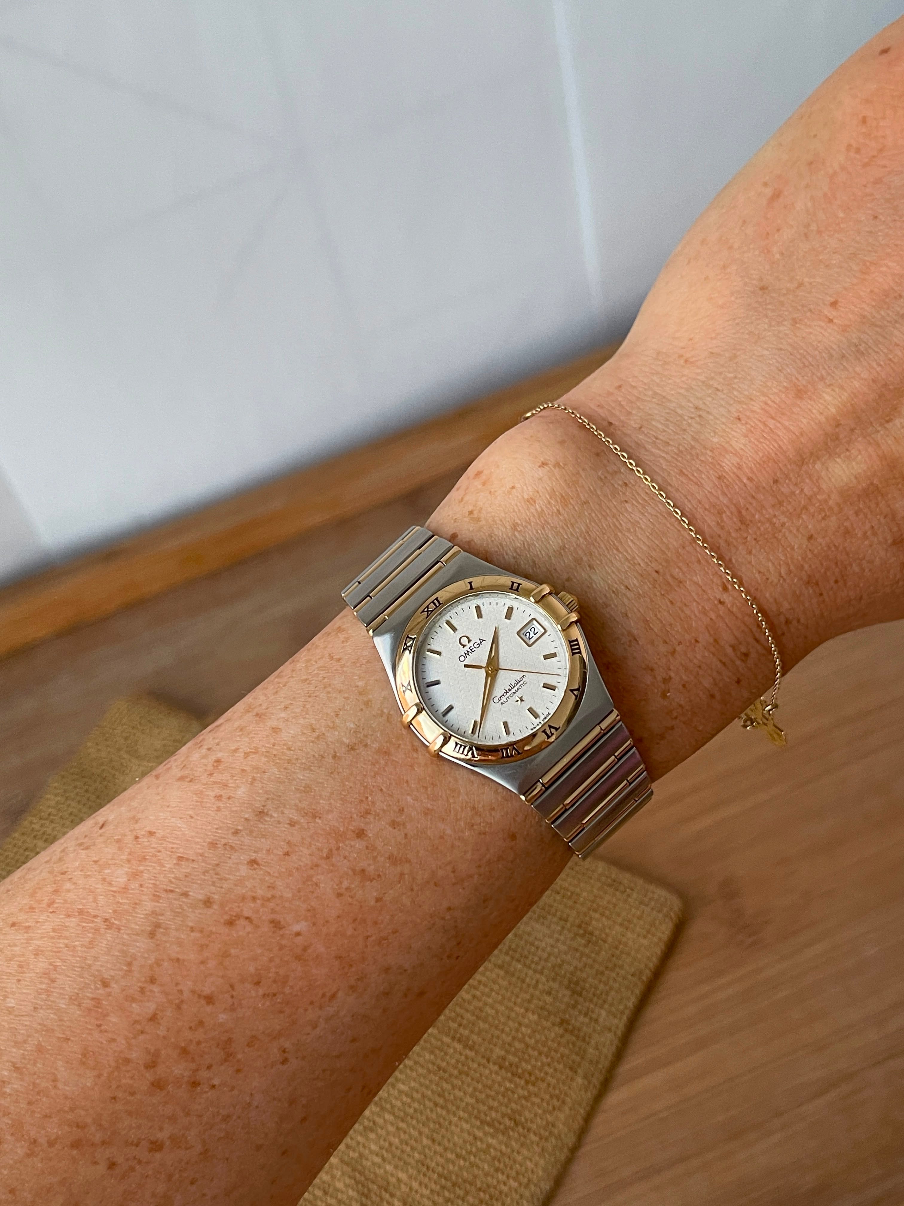 Omega Constellation Automatic Aur 18K Otel - 27mm - impecabil - Ref. 1292.30.00