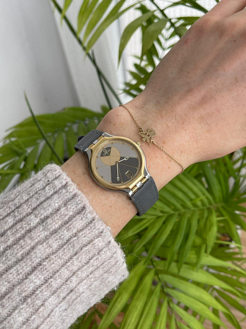 Omega De Ville Symbol - bezel aur 18K