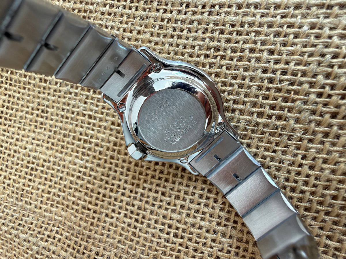 Cartier Santos Octagon Automatic - Aur Oțel - 25mm - Ref. 0907