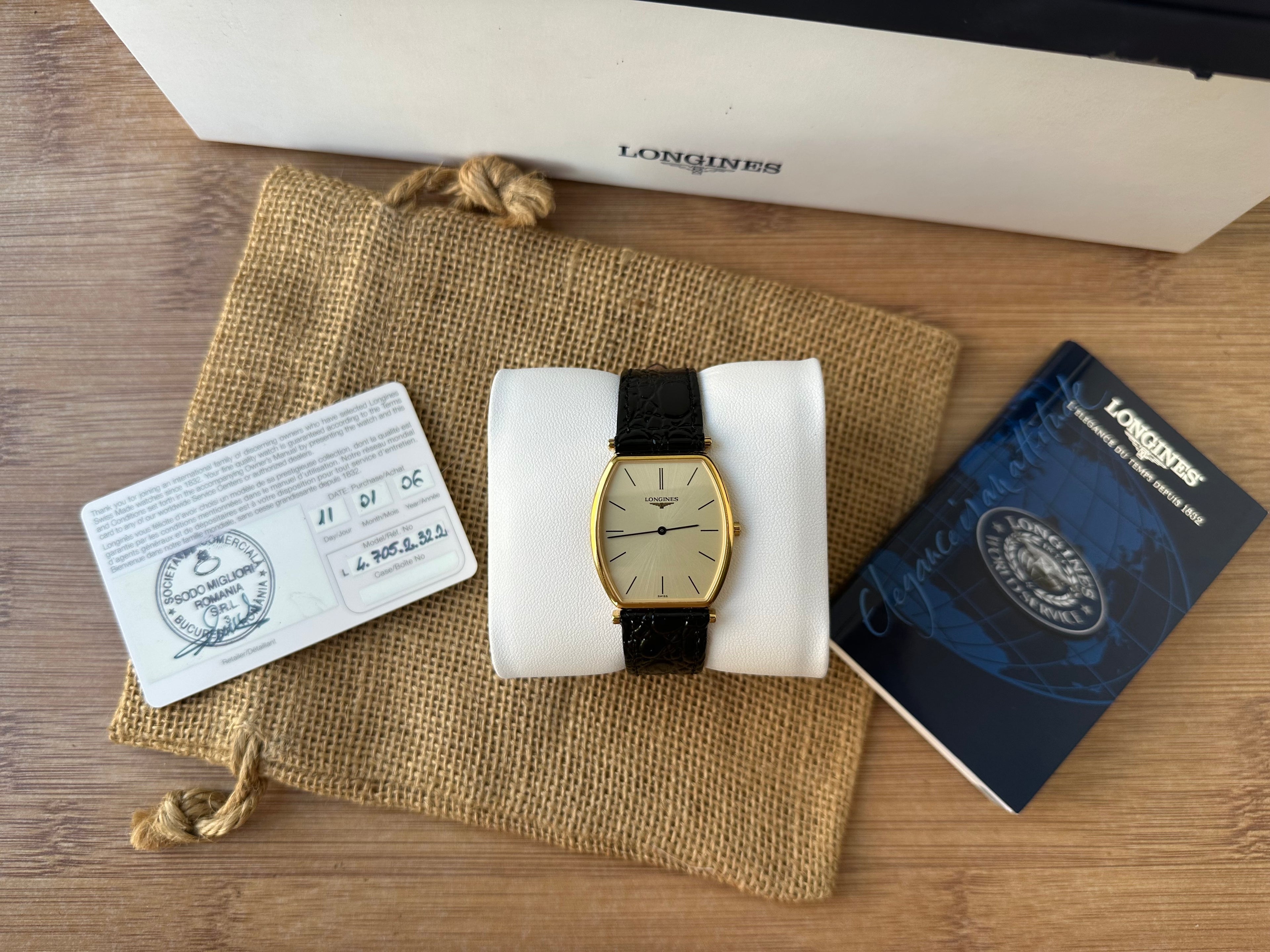 Longines La Grande Classique Tonneau Lady L4.705.2.32.2