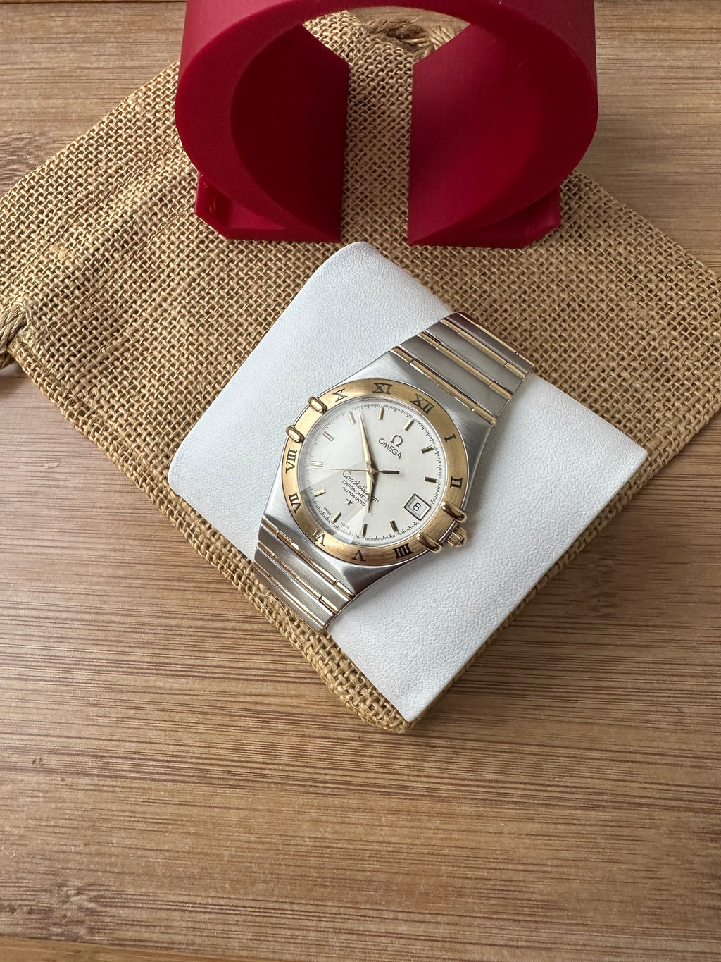 Omega Constellation Aur 18k Oțel Automatic 35.5mm diametrul