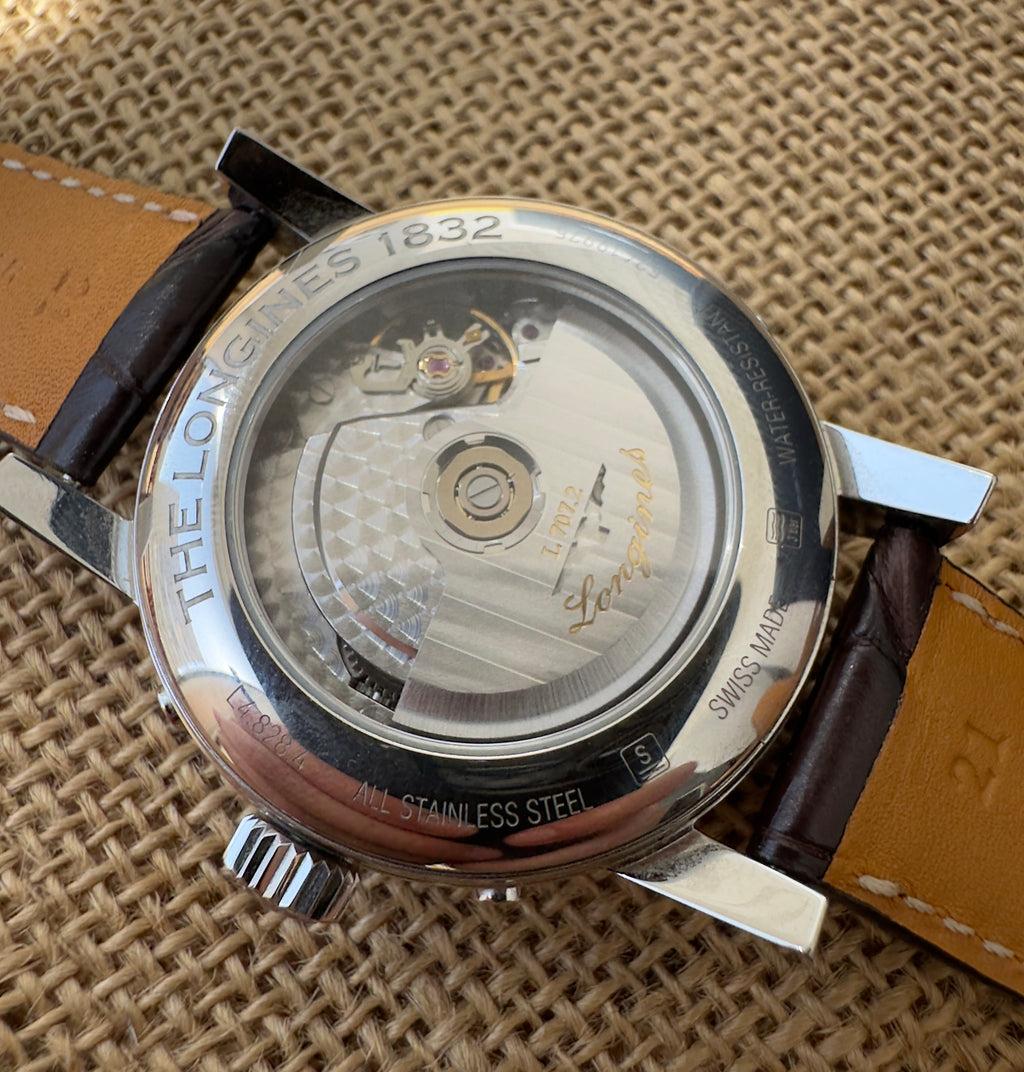 Ceas barbatesc Longines L4.828.4.92.2
1832 Retrograde Moonphase Stainless Steel / Beige
