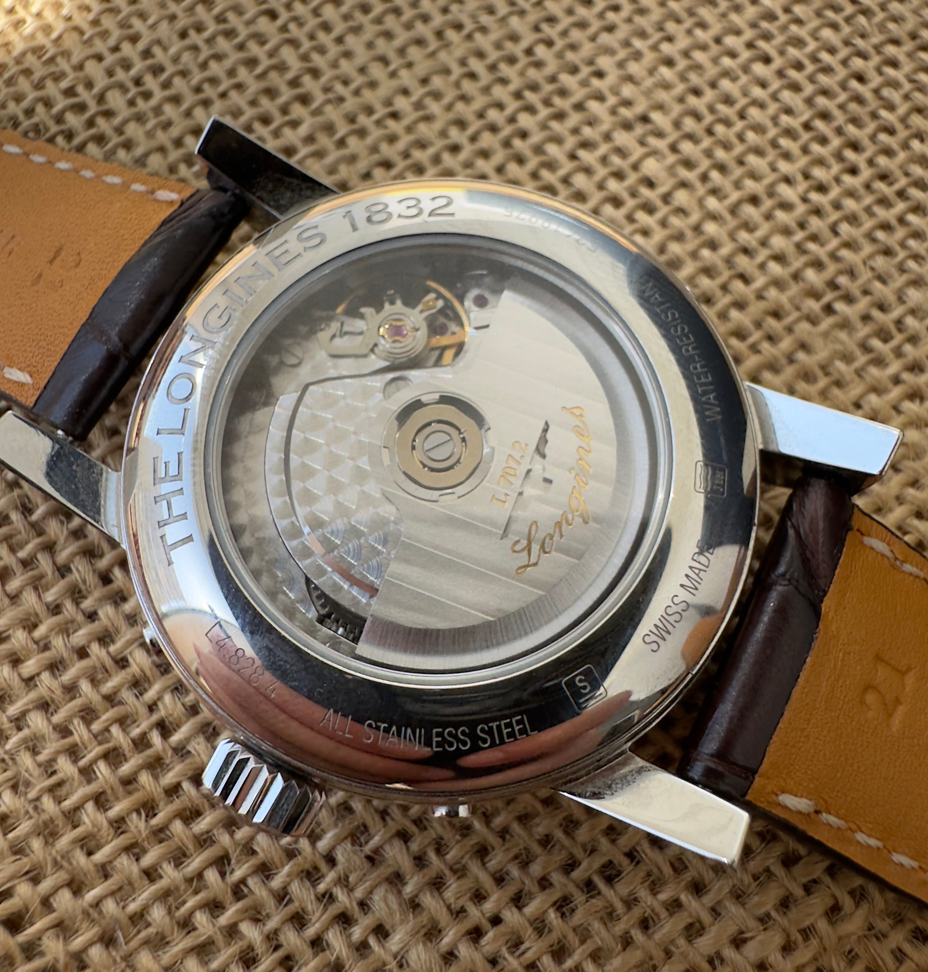 Ceas barbatesc Longines L4.828.4.92.2
1832 Retrograde Moonphase Stainless Steel / Beige