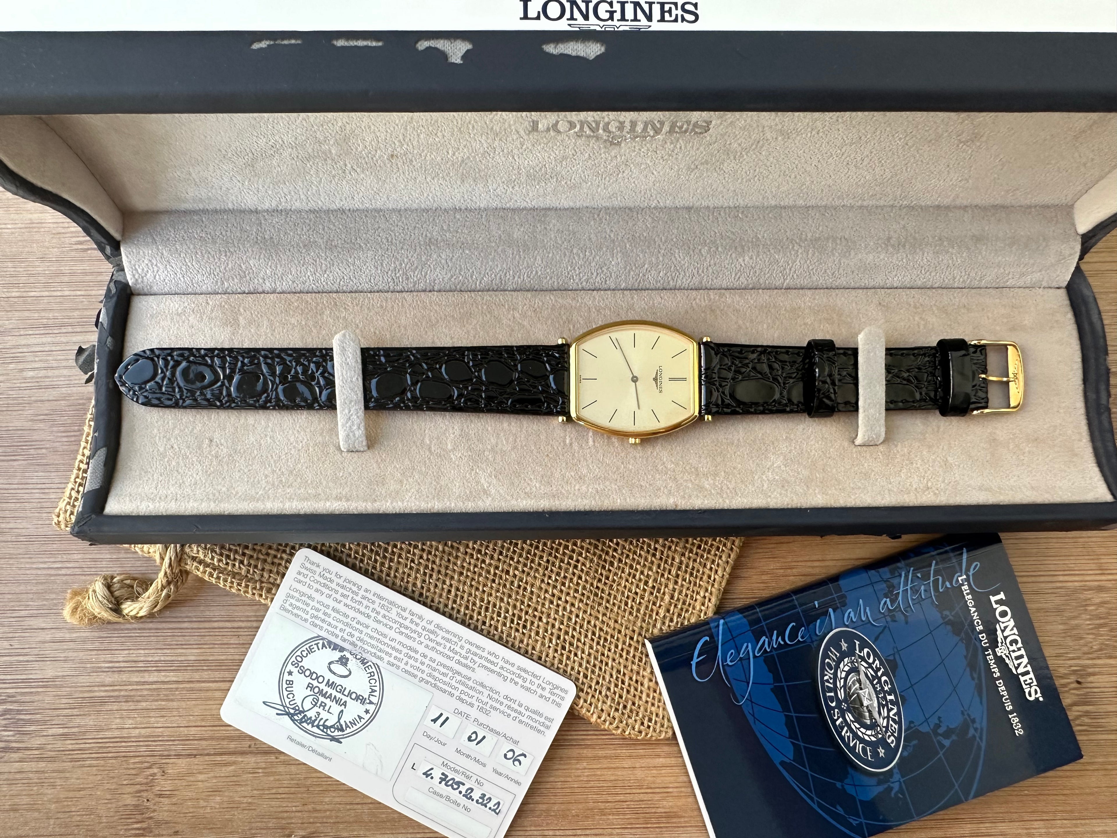 Longines La Grande Classique Tonneau Lady L4.705.2.32.2