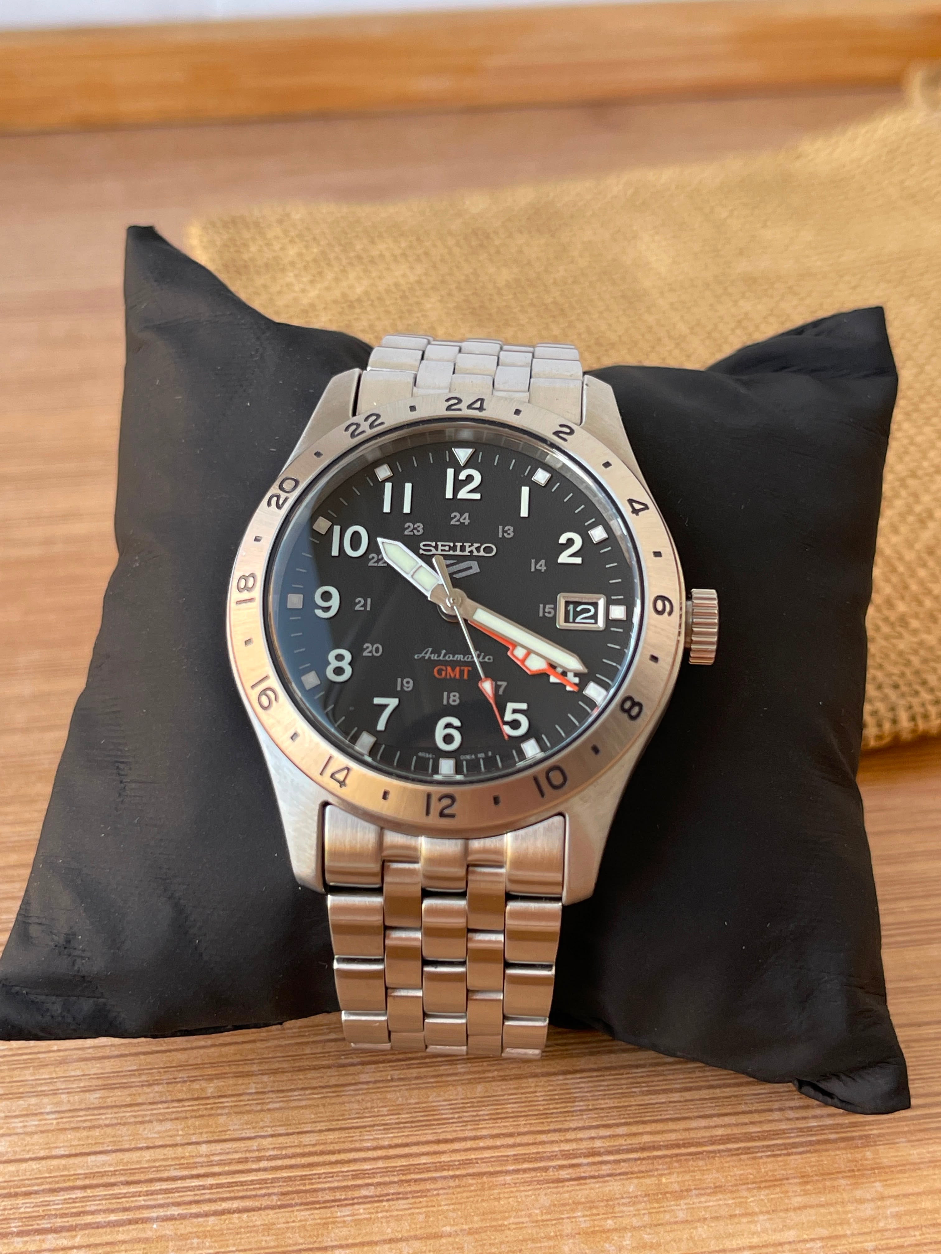 Seiko 5 Field Gmt Automatic - Full Set - impecabil Ref.SSK023K1