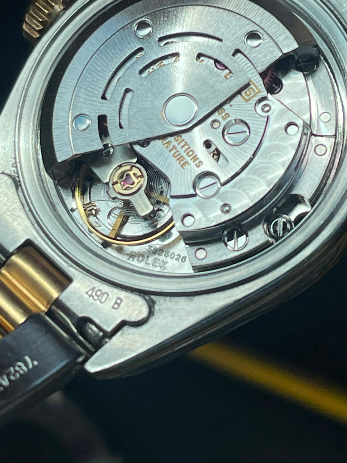 Rolex Datejust Lady Aur şi Oțel 26mm Blue Dial Ref. 69173