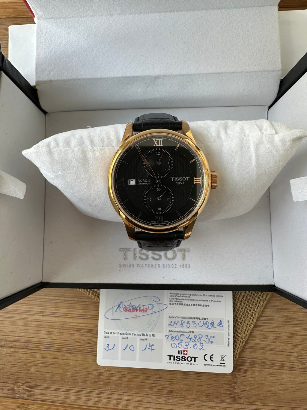 Tissot Le Locle - 39.3mm diametrul - mecanism Eta 2825-2