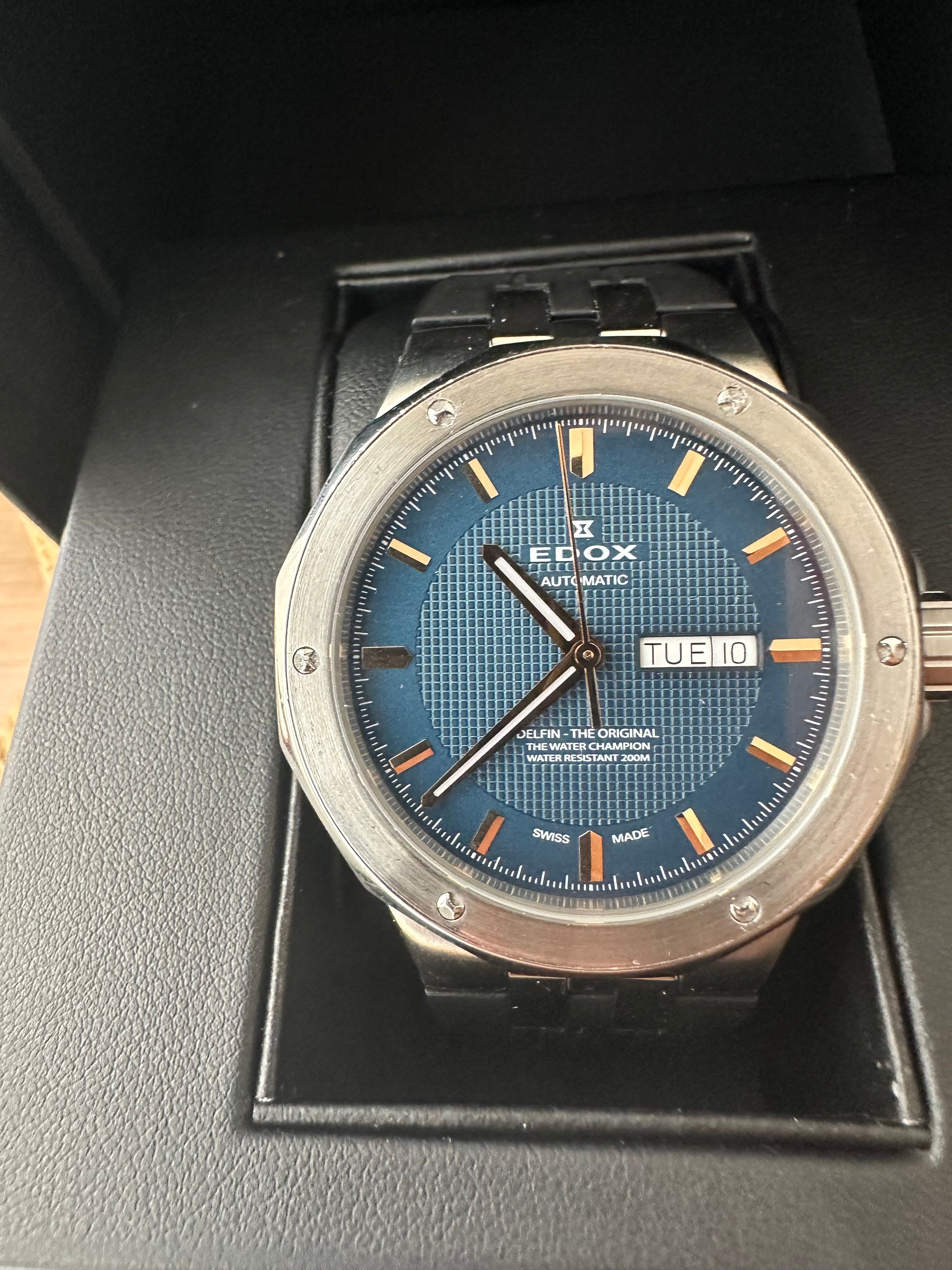 Ceas Edox Delfin Full set Rubber Strap