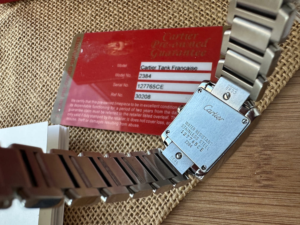 Cartier Tank Française Full set, impecabil 20mm - 2384