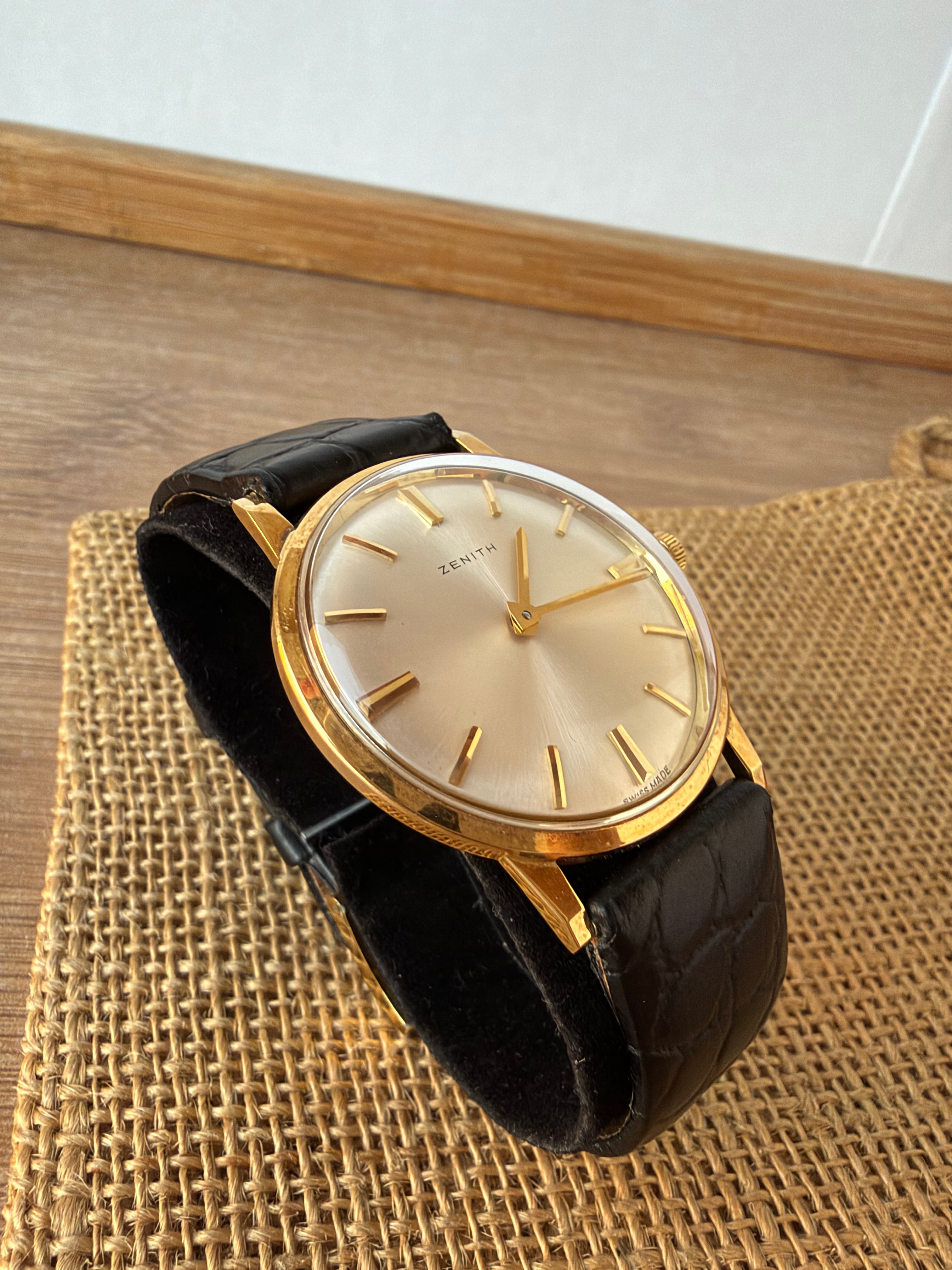 Zenith Aur 18K - Vintage NOS - New old stock- Full set