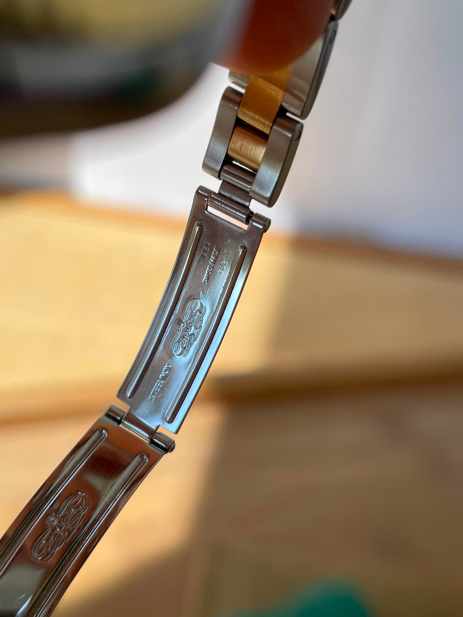Rolex Datejust Lady Aur şi Oțel 26mm Blue Dial Ref. 69173