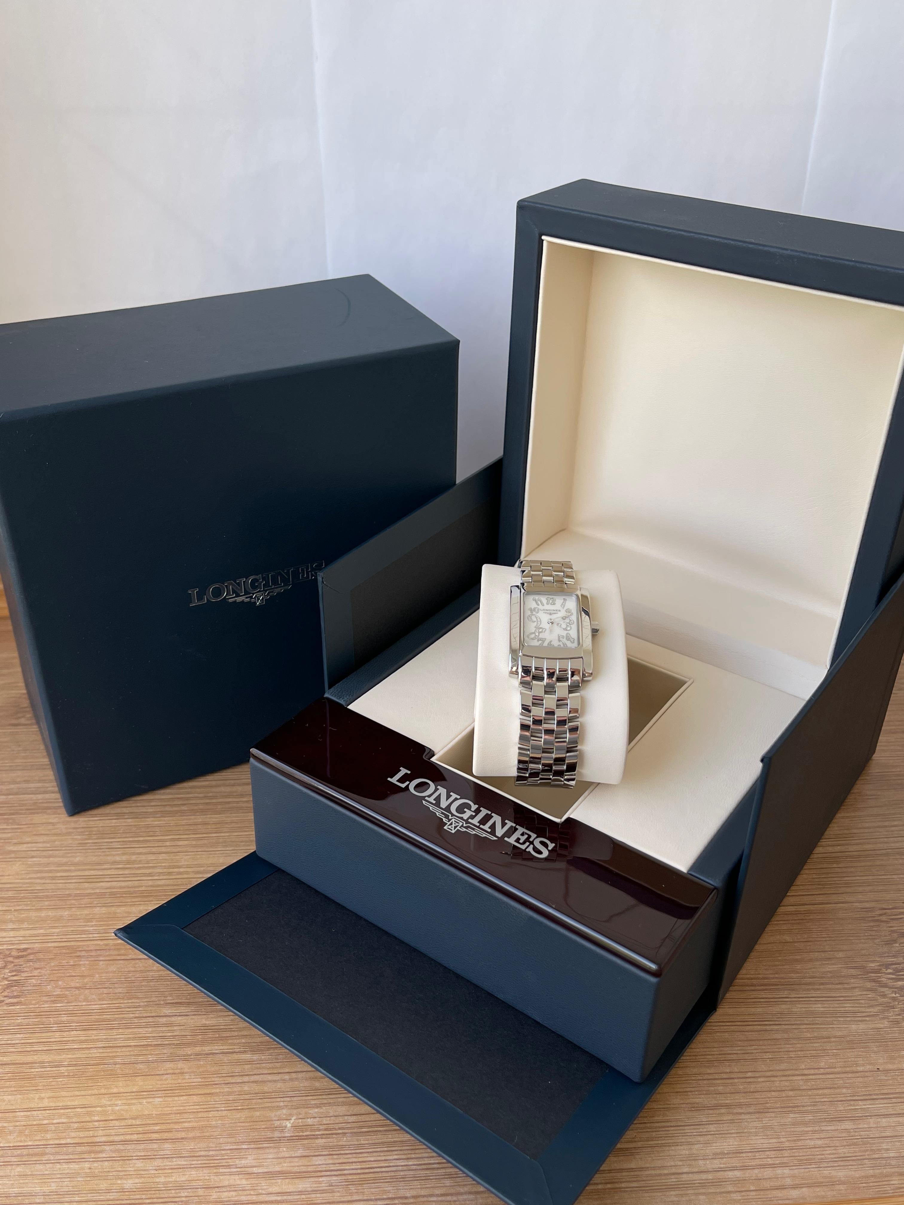 Ceas Longines Dolcevita Lady Cadran Mother of Pearl cu diamante ref. L5.502.4.07.6