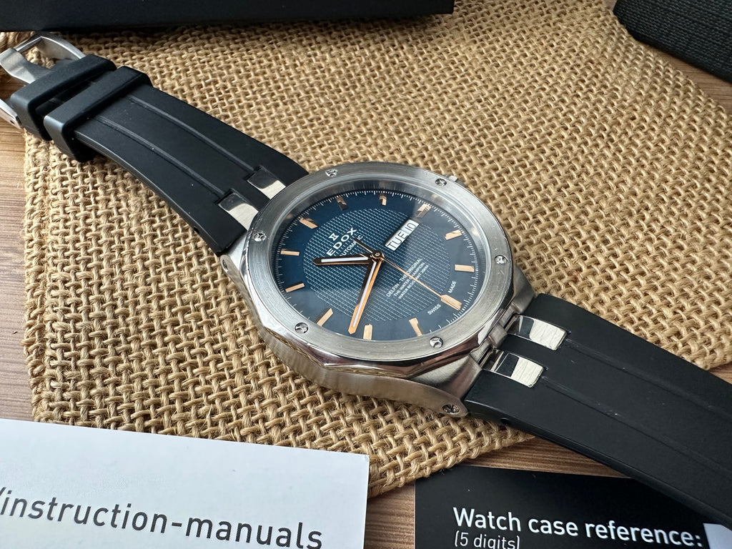 Ceas Edox Delfin Full set Rubber Strap