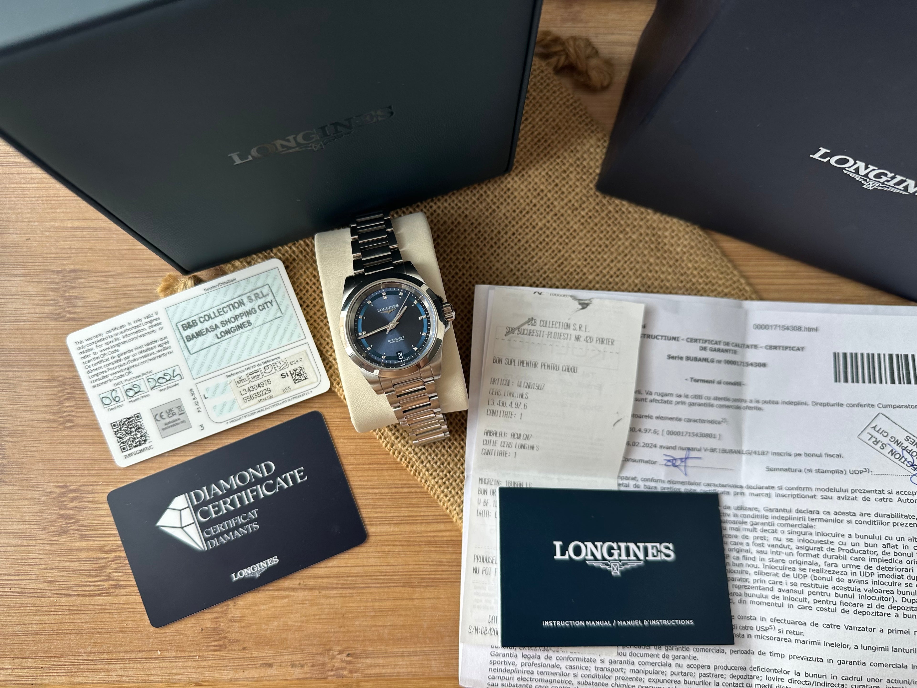 Longines Conquest Lady - Diamonds - L3.320.4.97.6