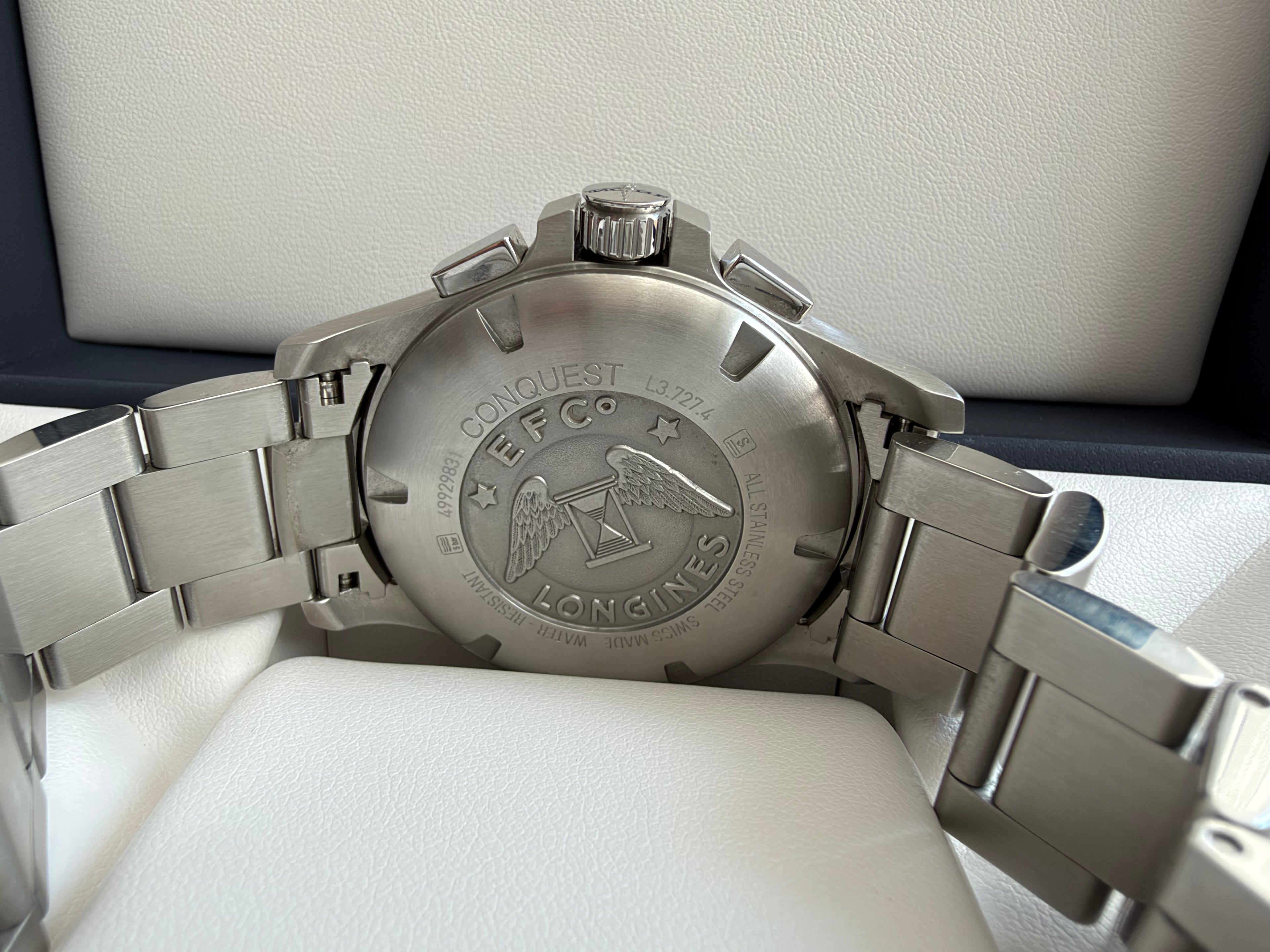 Longines Conquest - 44mm - Chronograph VHP - Very High Precision L3.727.4.66.6