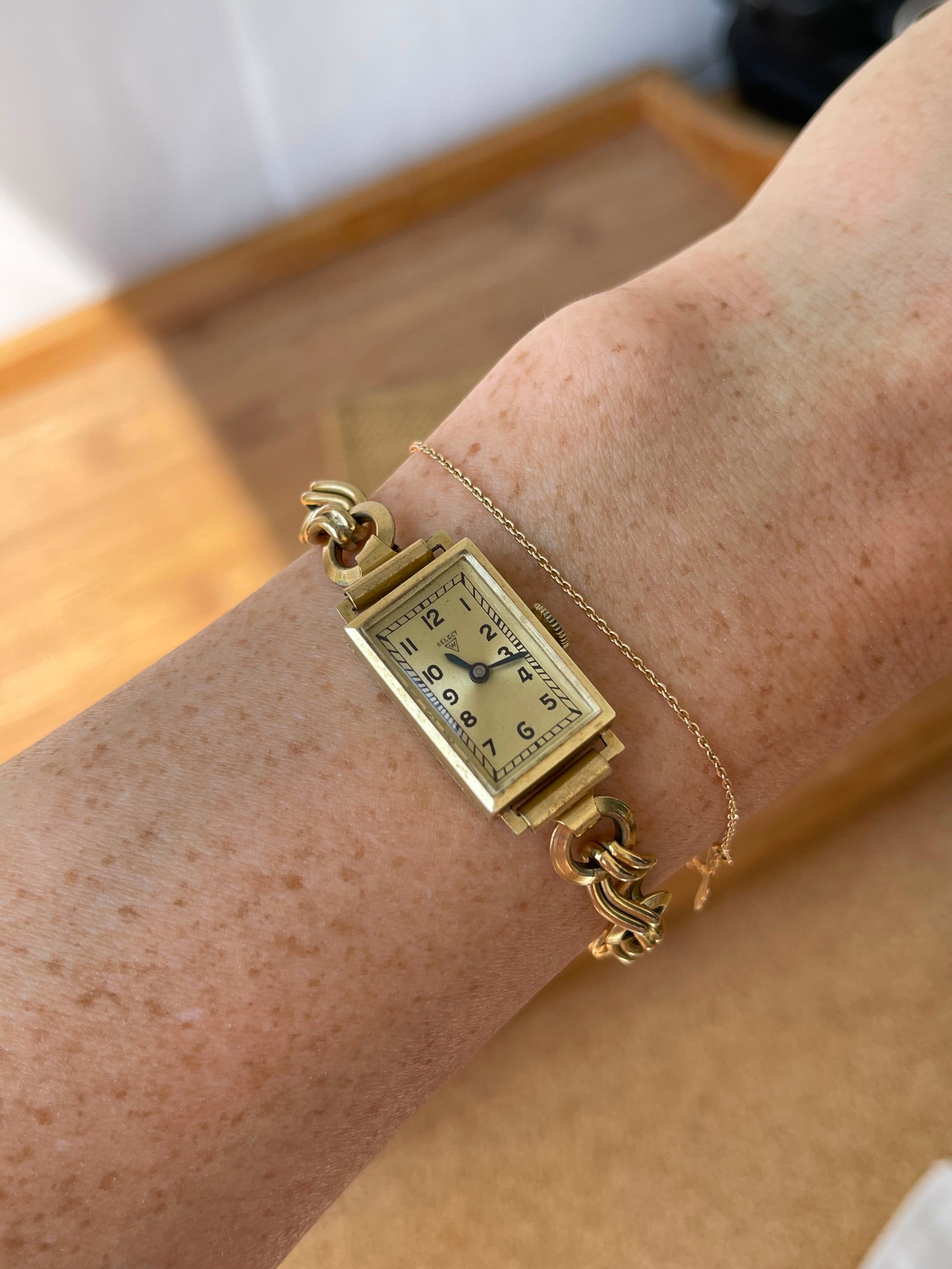 Ceas din Aur 14K marca Select - Calibru mecanic
