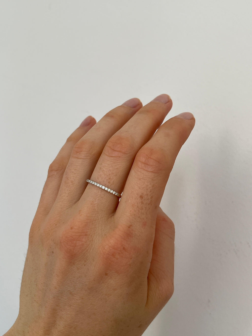 Superb Inel Aur alb 18k - diamante - certificat