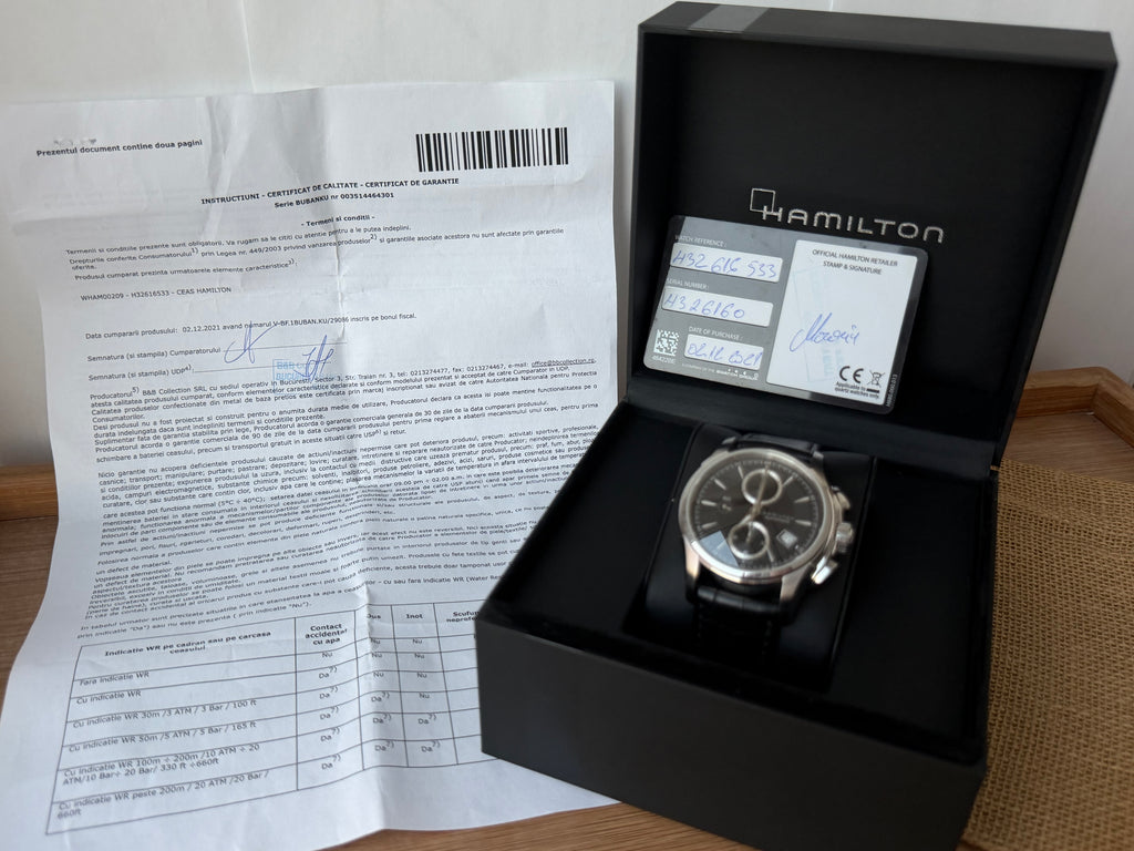 Hamilton Jazzmaster Valjoux 7750 - Ref. H326160