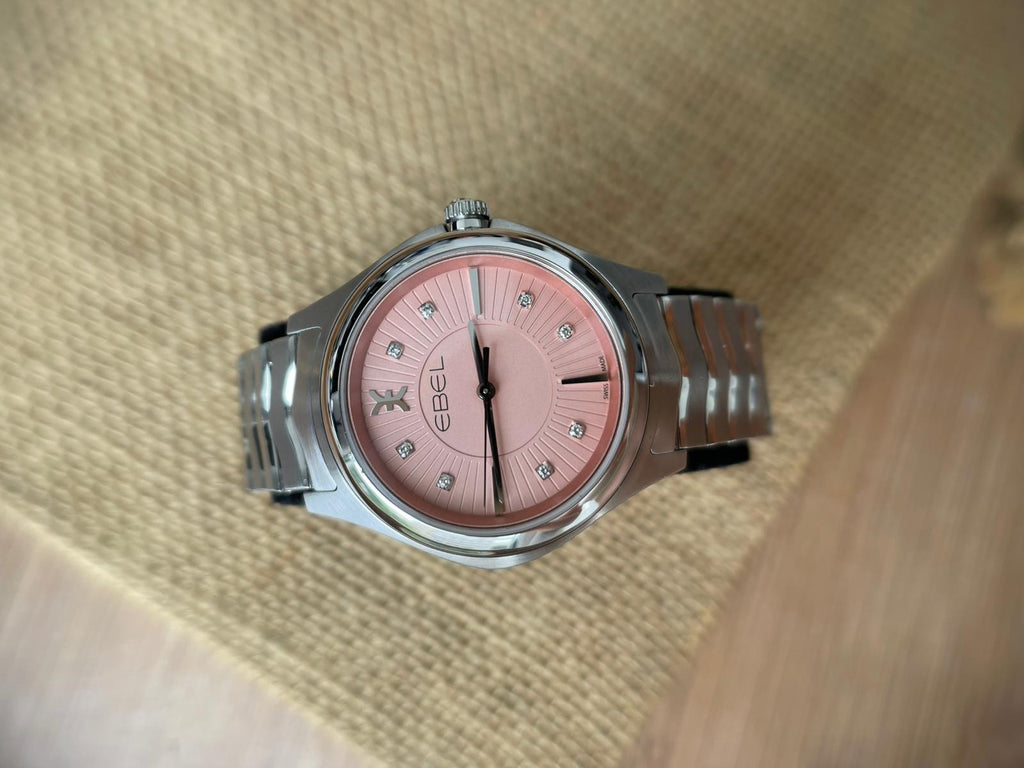Superb Ebel Lady Wave 35mm cu diamante - ref. 1216303